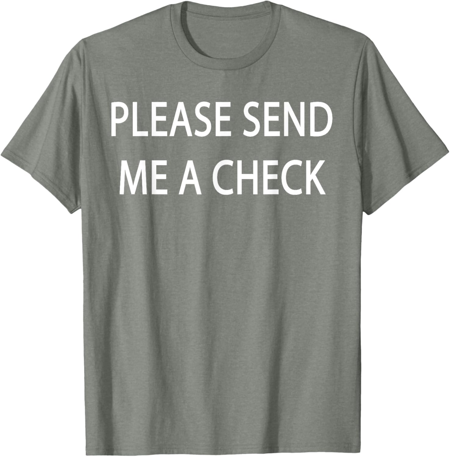 Please Send Me a Check T-Shirt for Fun and Casual Style - 12