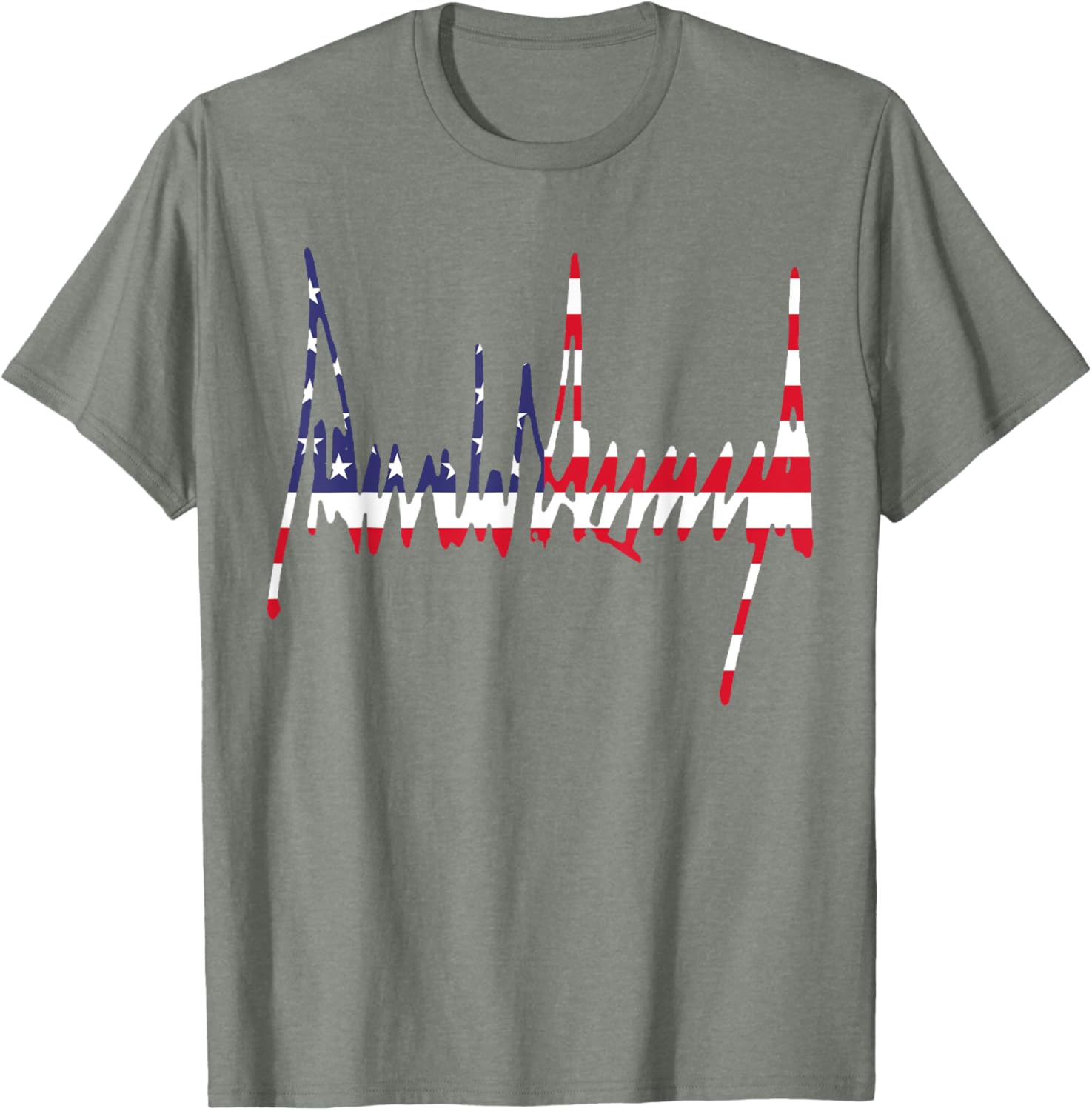 Signature US Flag Number 47 Jersey 45th Anniversary 4th of July Tee - 21