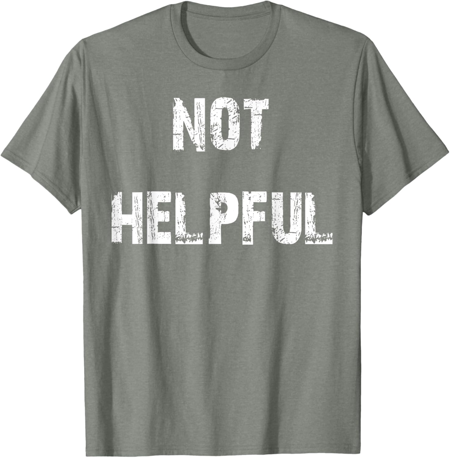 Not Helpful T-Shirt Funny Graphic Tee for Casual Outfits and Gifts - 6