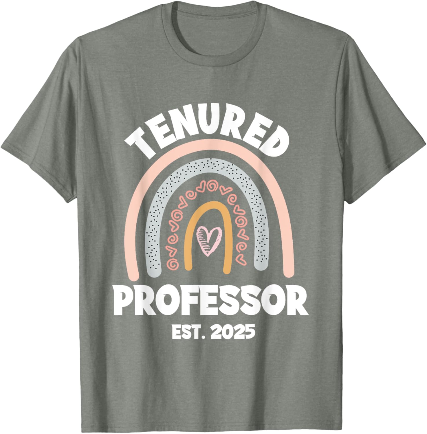 Tenured Professor 2025 Women in Academia T-Shirt for Educators - 7