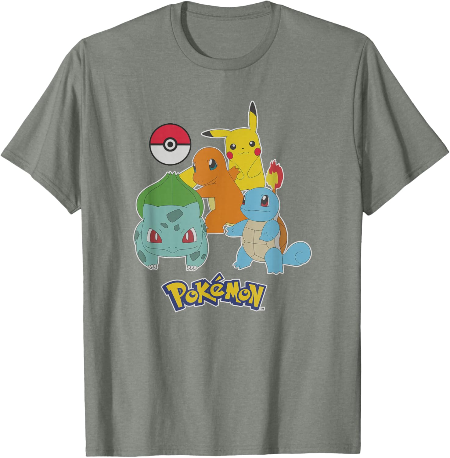 Pokemon First Generation Group Shot Logo T-Shirt for Fans and Collectors - 12