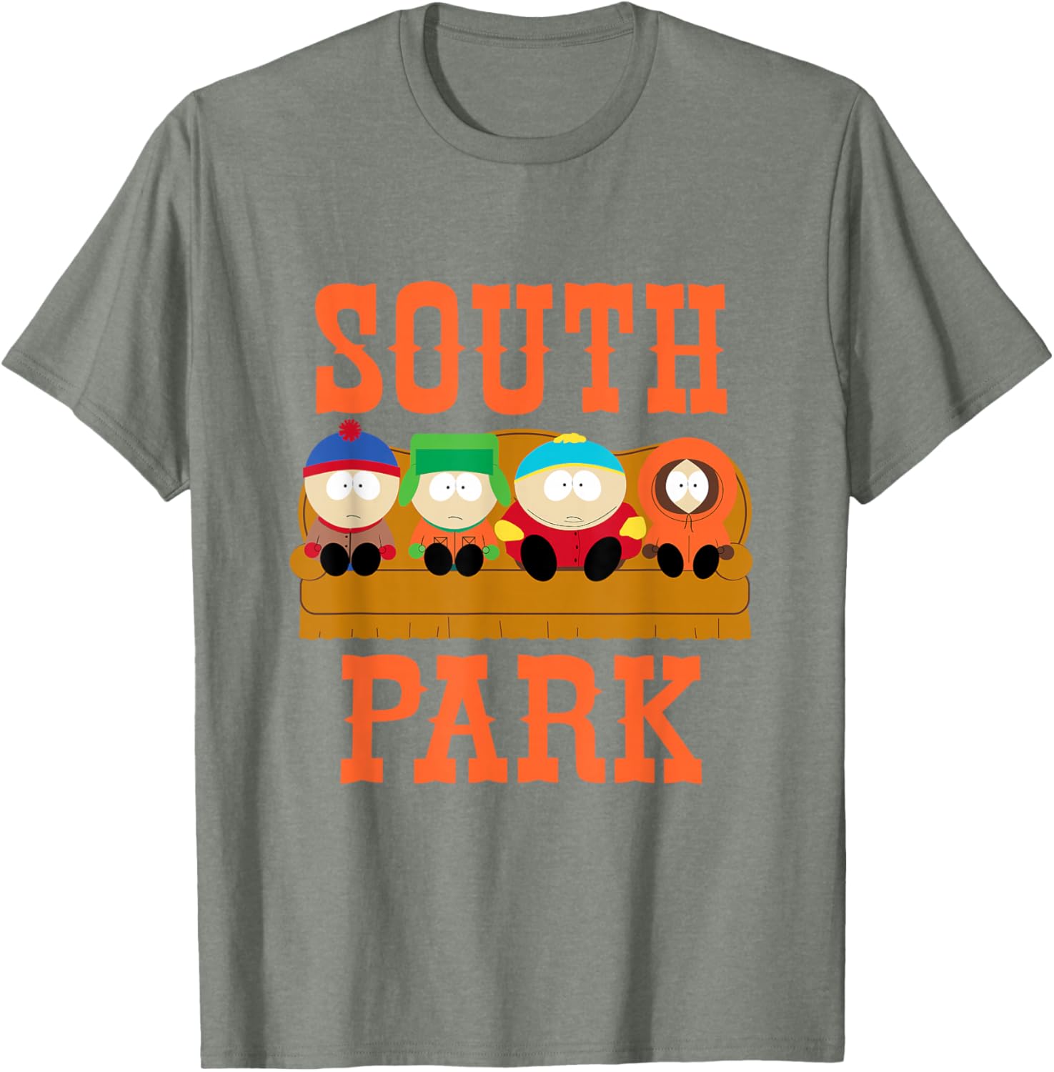 South Park Couch Line Up T-Shirt for Fans of Fun and Fashion - 7
