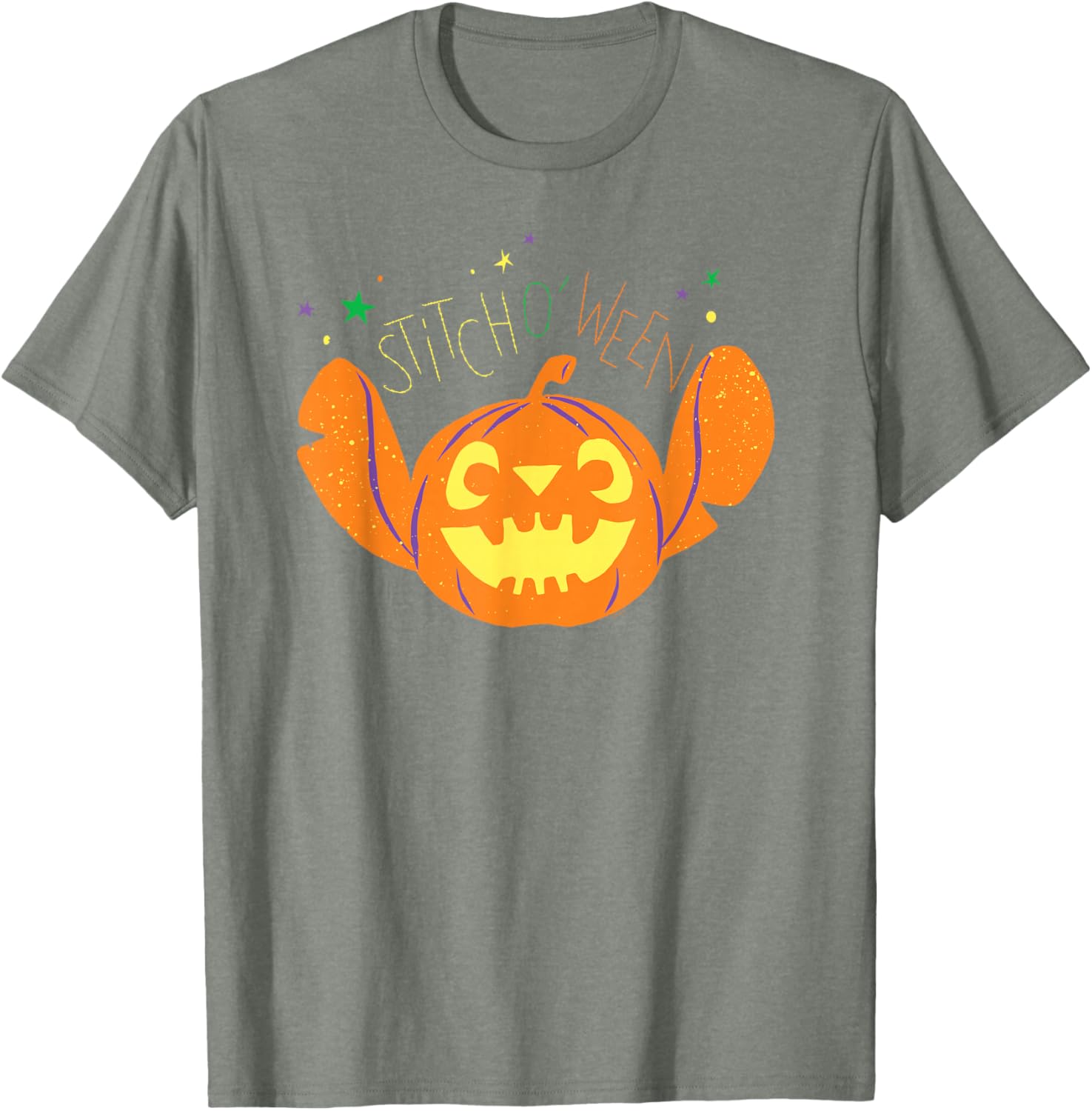 Lilo & Stitch Halloween T-Shirt Jack o' Lantern Design for Fun O'ween Celebrations - 8