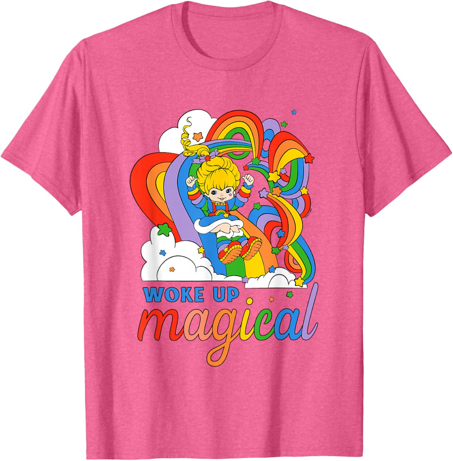 Rainbow Brite Vintage Slide T-Shirt Magical Retro Style for All Ages - 9