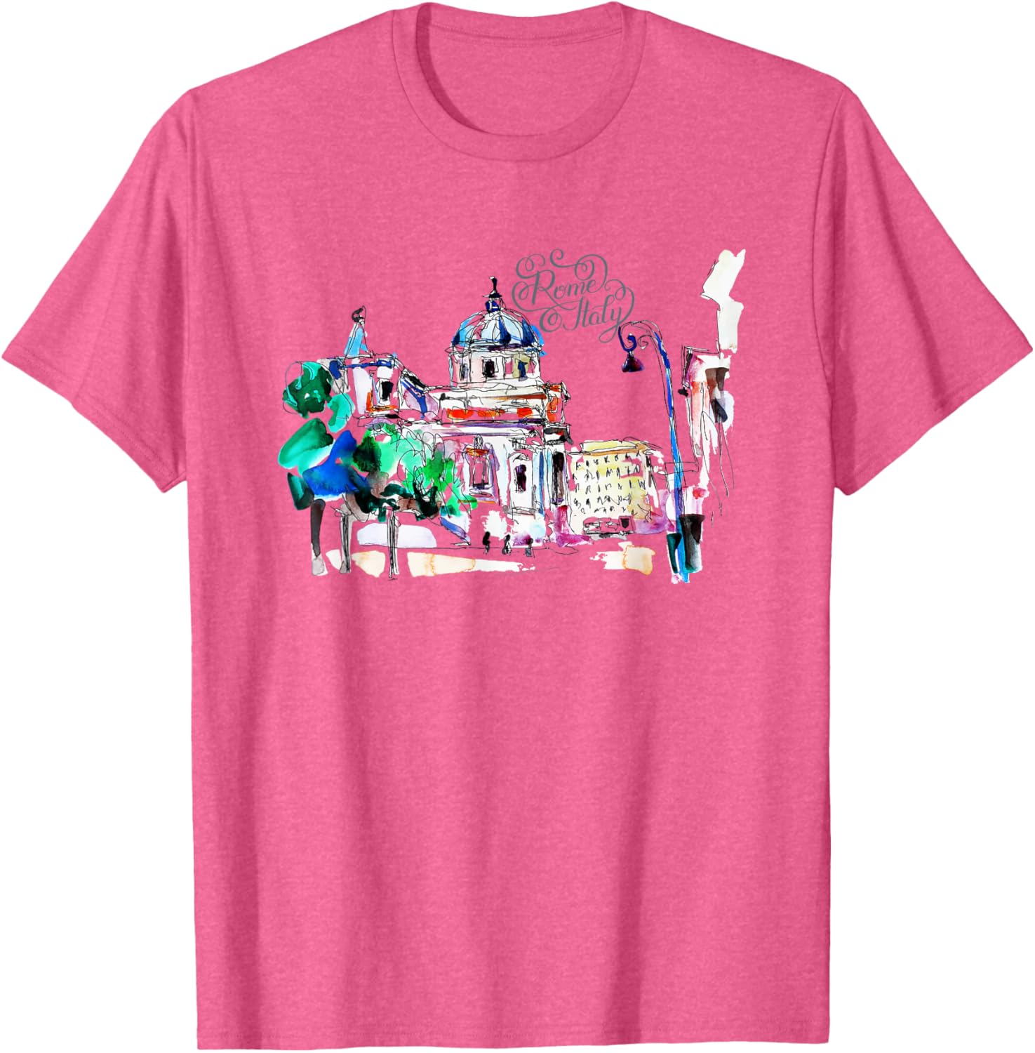 Retro Vintage Rome Italy Souvenir T-Shirt for Travelers and Tourists - 17