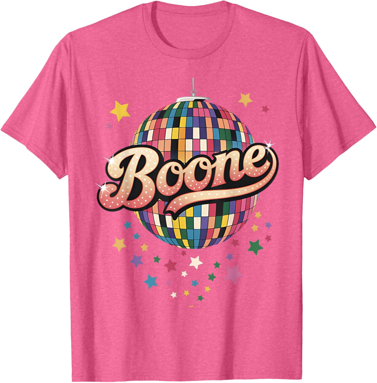 Personalized Girl Retro Boone Heart T-Shirt for Stylish Kids Outfit - 2