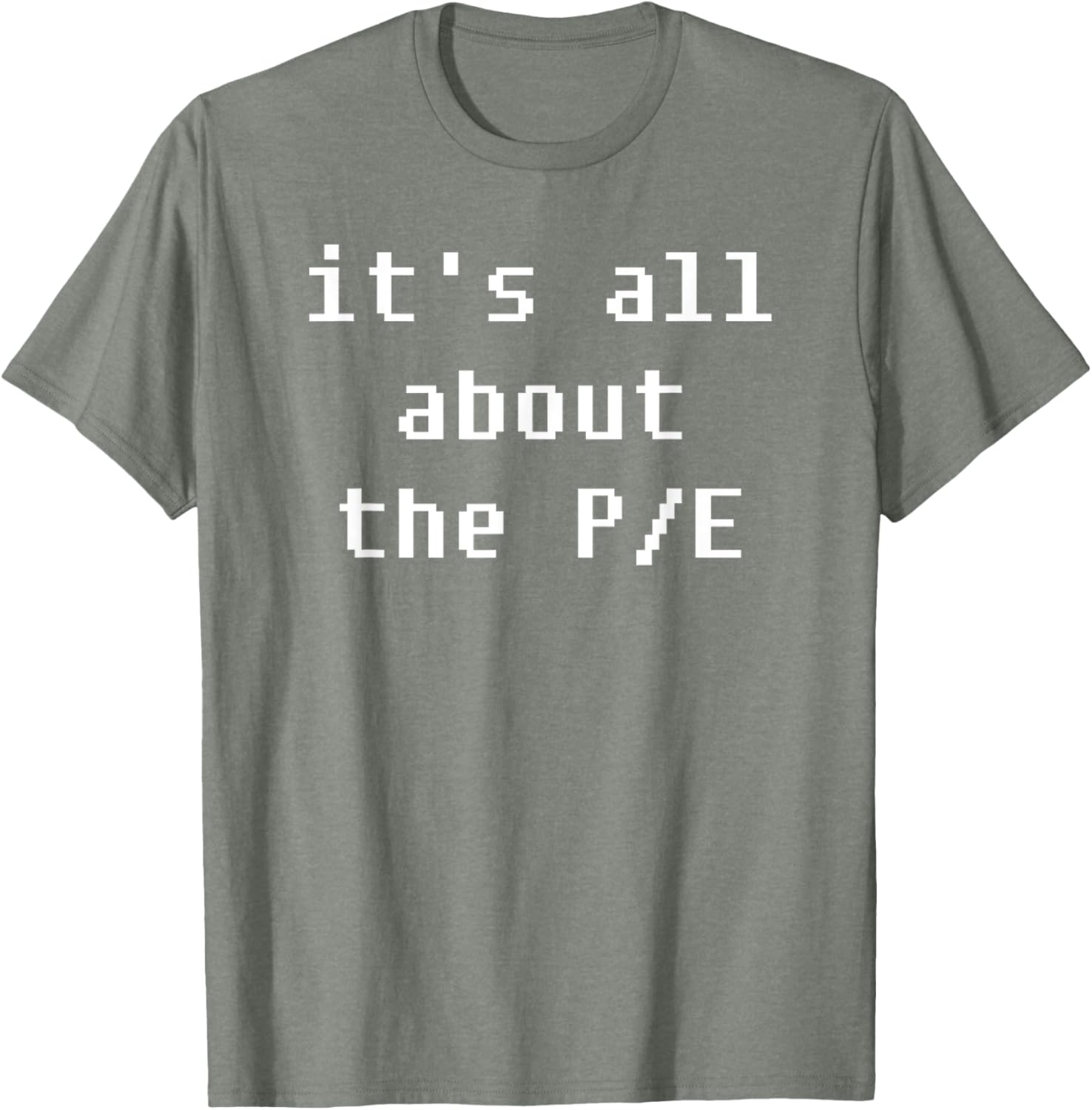 PE Price to Earnings Stock Valuation T-Shirt for Finance Enthusiasts - 7