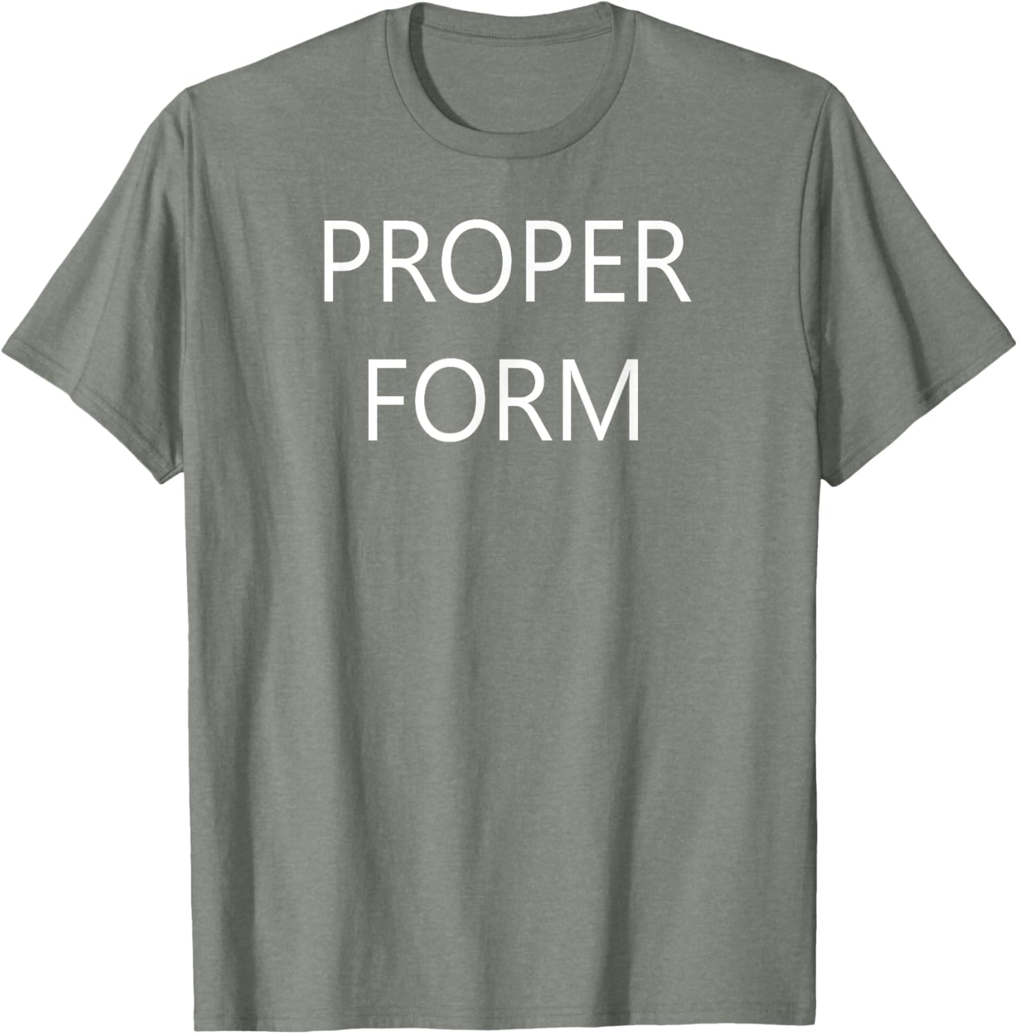 Proper Form T-Shirt for Comfort and Style in Clothing and Footwear - 28