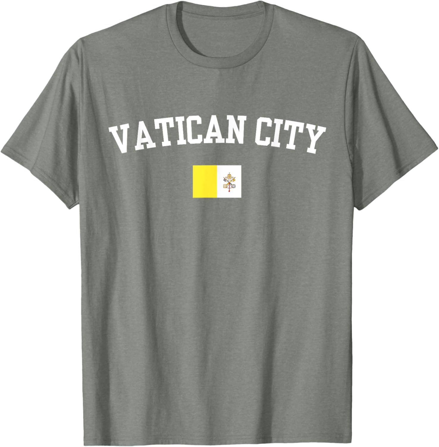 Vatican City Flag Travel T-Shirt Perfect for Souvenir Lovers - 13