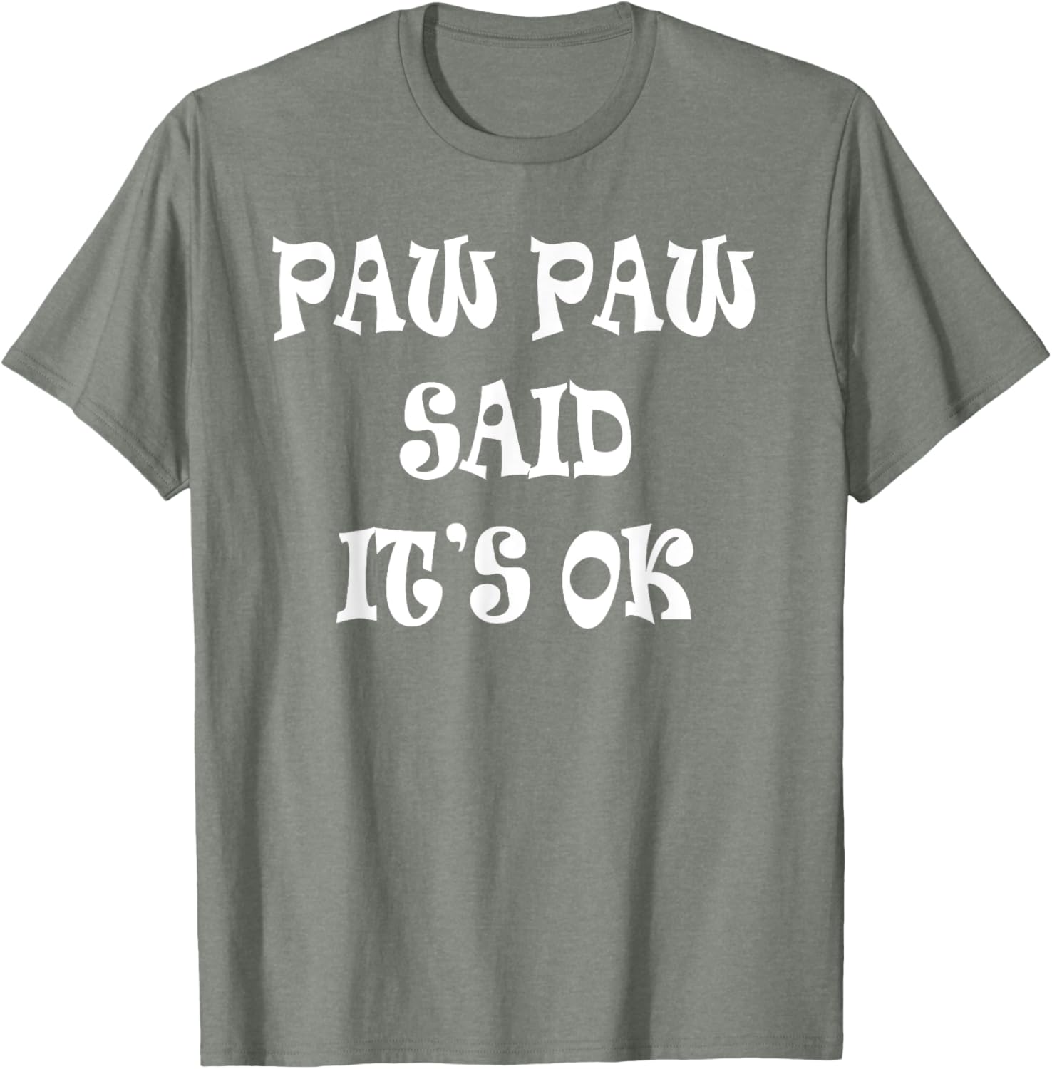 Paw Paw Said It's OK T-Shirt for Kids - Cute and Comfy Apparel - 18