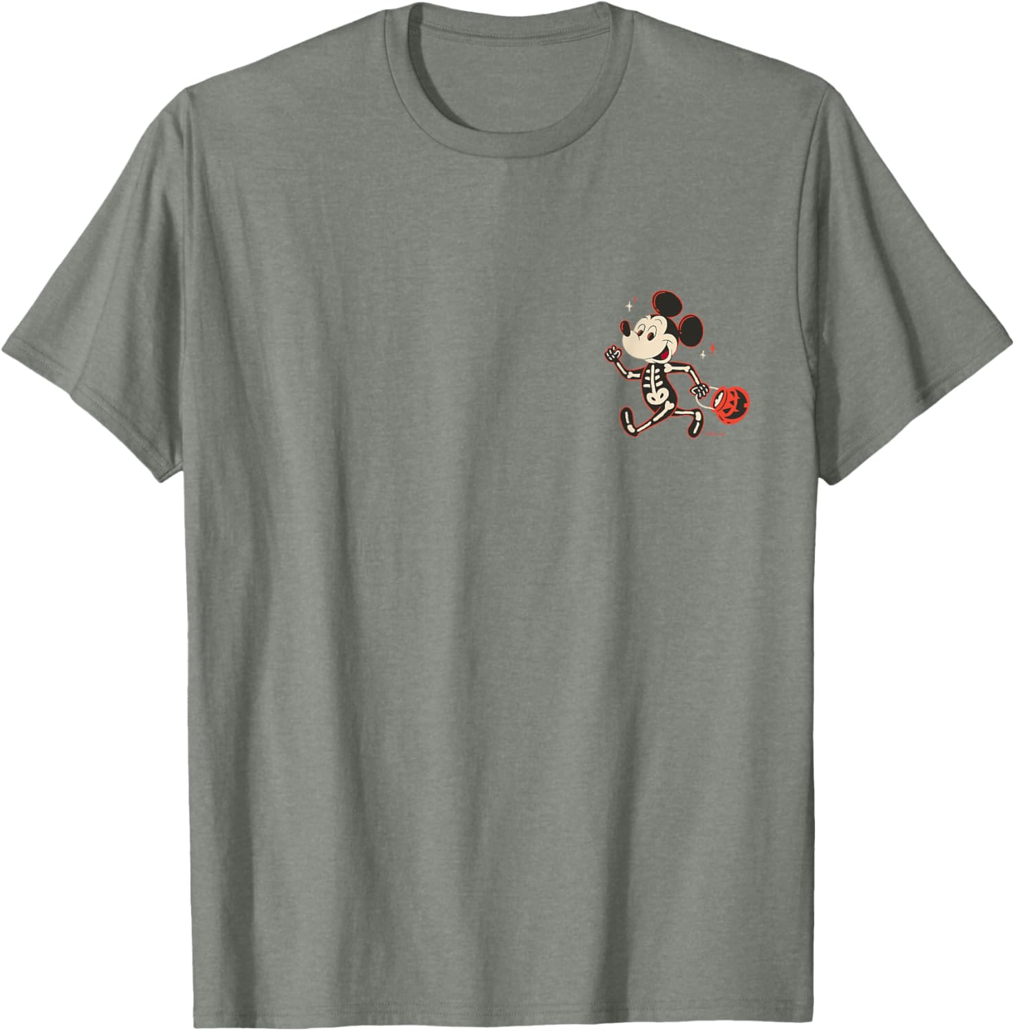 Disney Mickey Mouse Skeleton Halloween T-Shirt for Trick or Treat Fun - 14