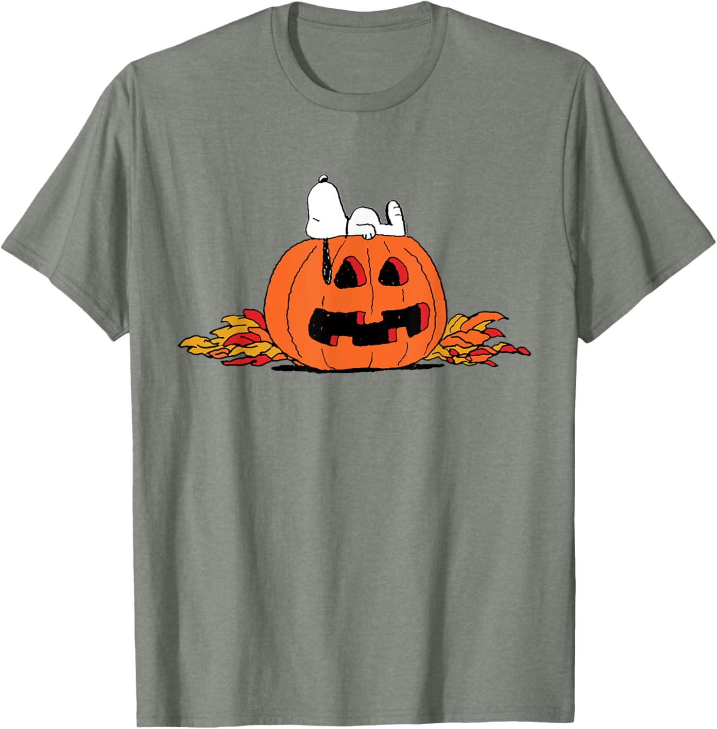 Peanuts Snoopy Lantern Halloween T-Shirt Fun and Festive Apparel - 10