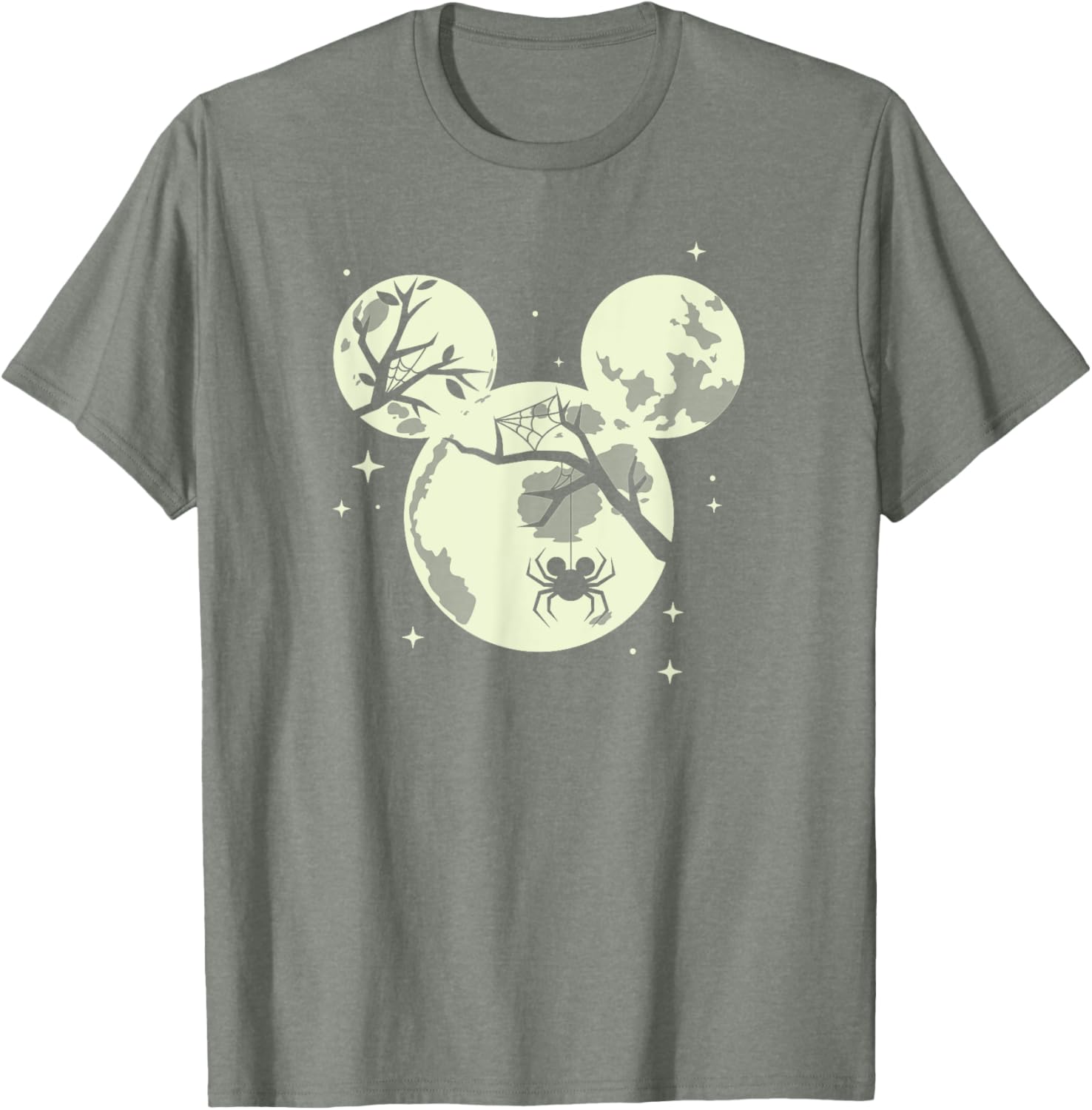 Disney Halloween Mickey Moon T-Shirt for Fun Spooky Style - 1