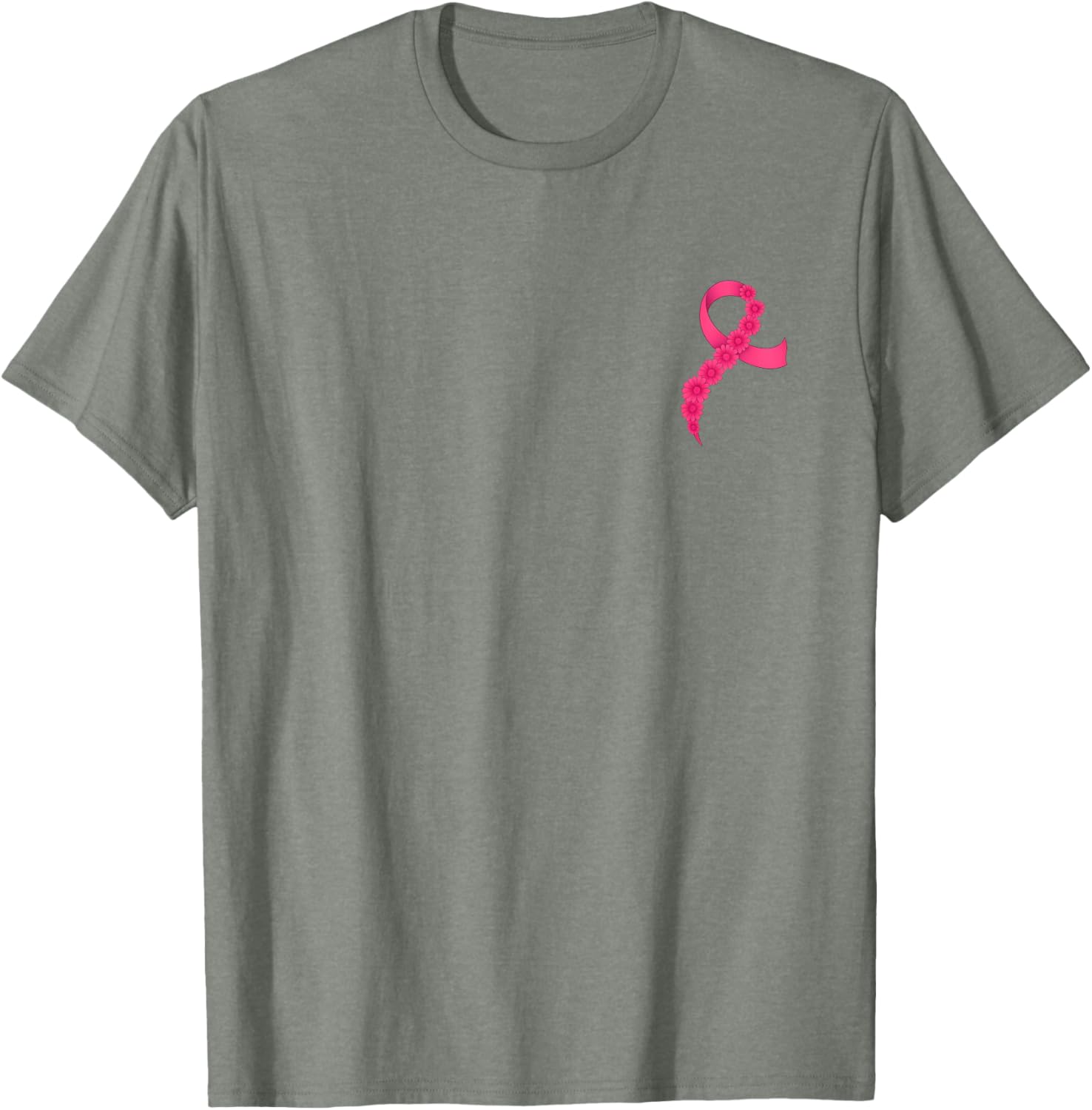 Support Breast Cancer Awareness with Pink Ribbon T-Shirt for Men and Women - 25