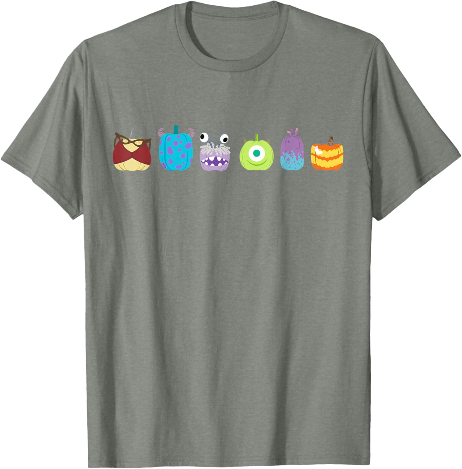Monsters Inc Halloween Pumpkin T-Shirt for Kids and Adults Fun Apparel - 23