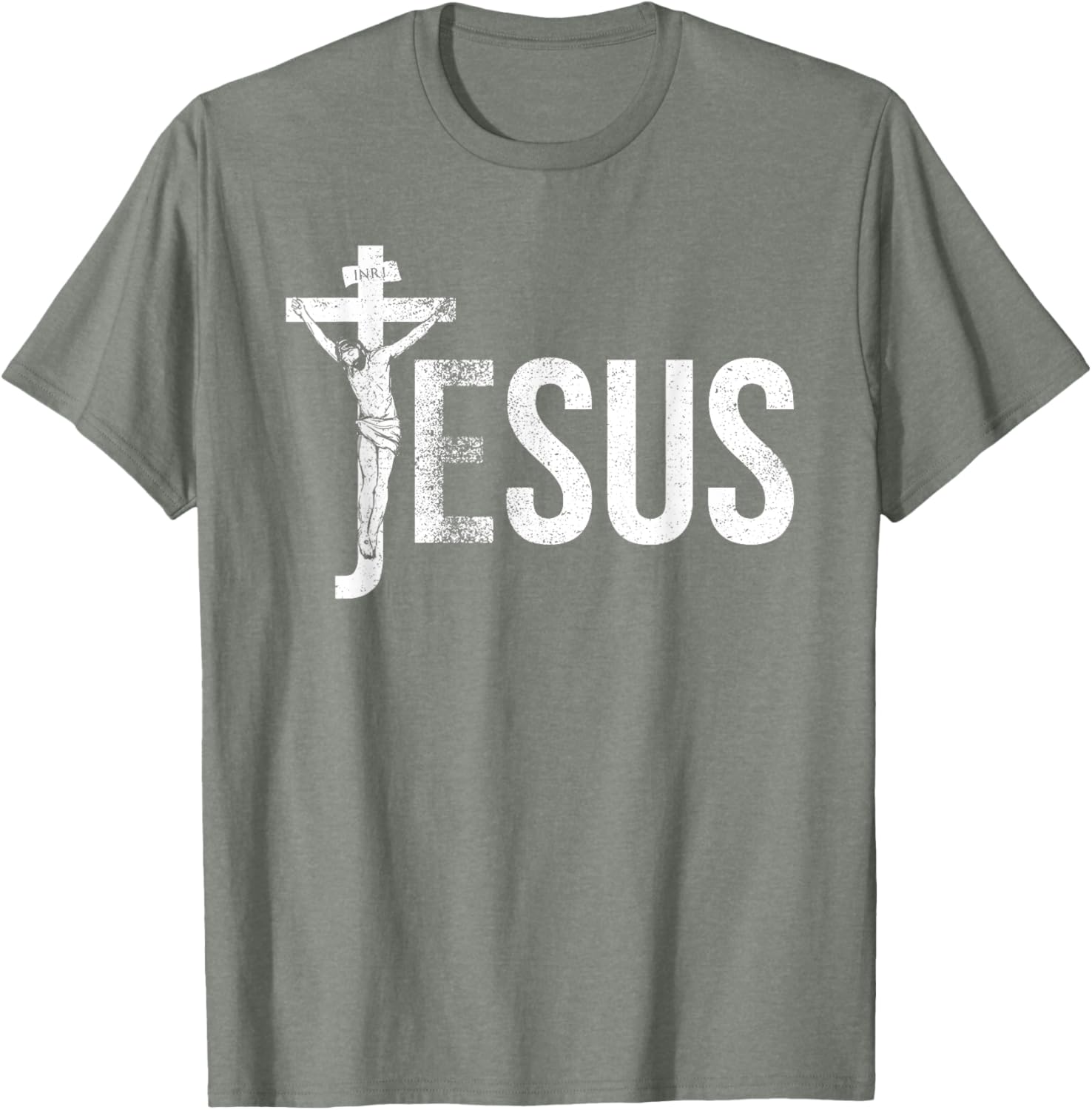 Vintage Jesus Christ Crucifixion T-Shirt with Crown of Thorns Design - 26