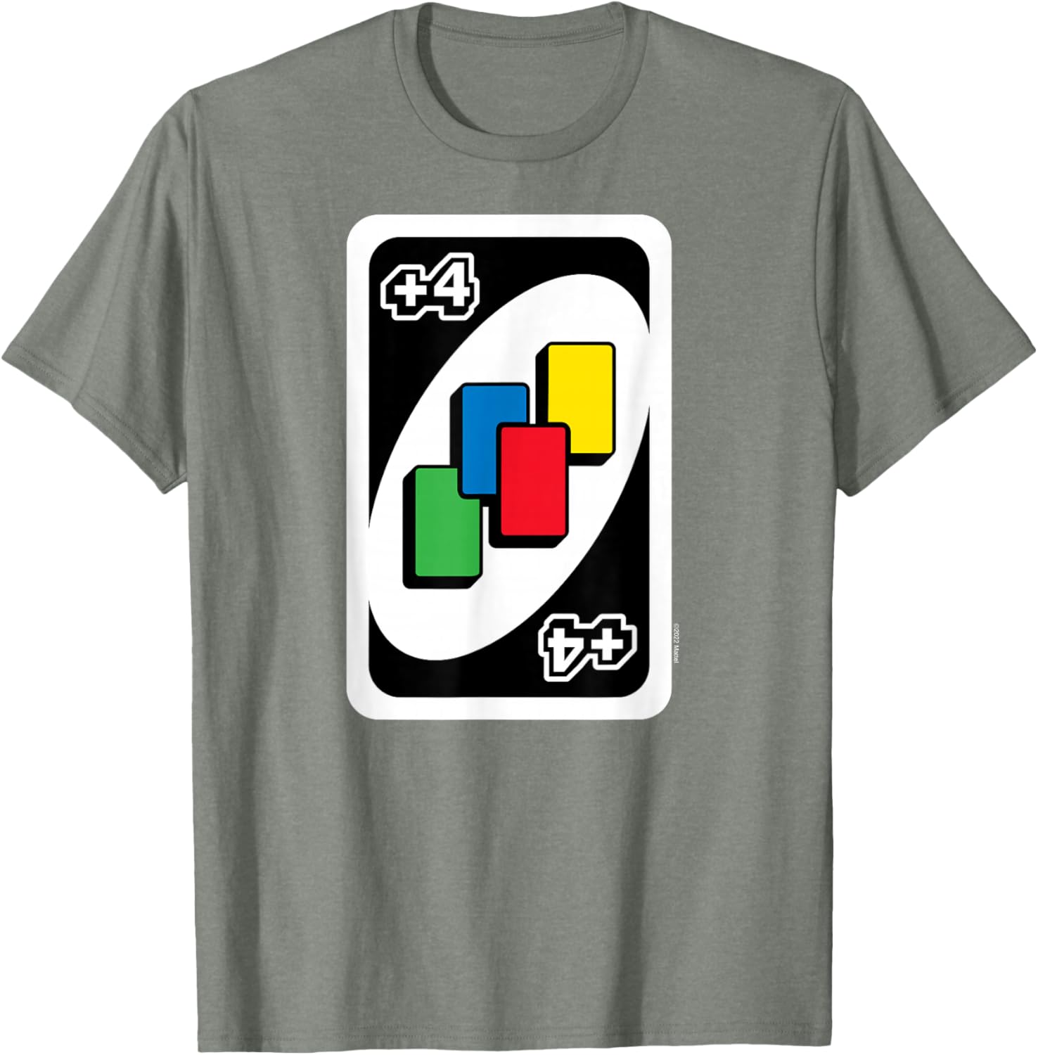 UNO Draw Four Card T-Shirt Fun Casual Wear for Game Lovers - 4