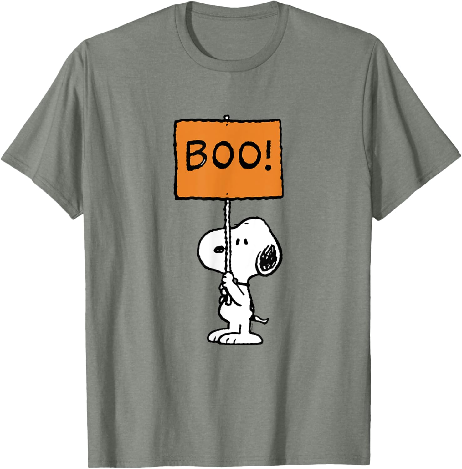 Peanuts Halloween Snoopy Boo T-Shirt Perfect for Fall Festivities - 7