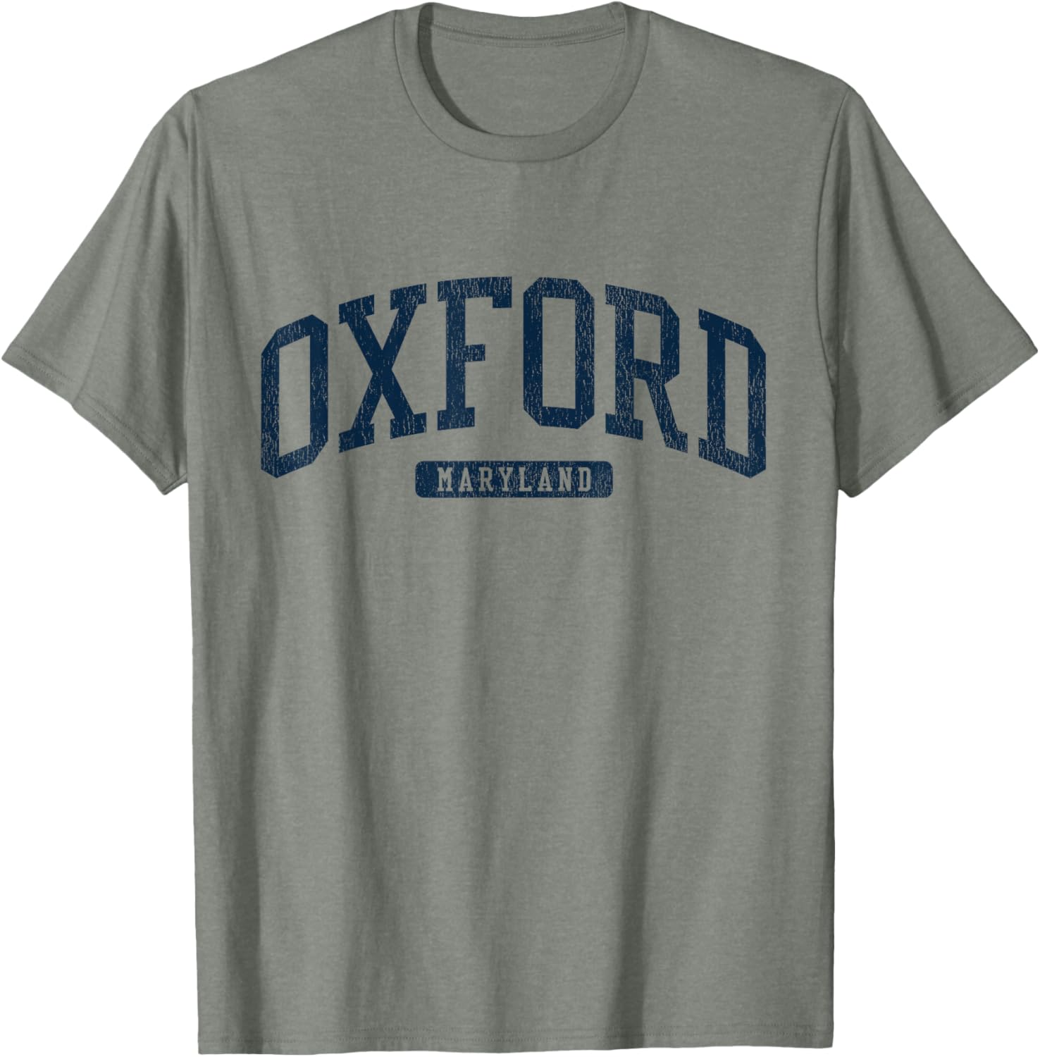 Oxford Maryland College Style Blue T-Shirt for Students and Alumni - 16