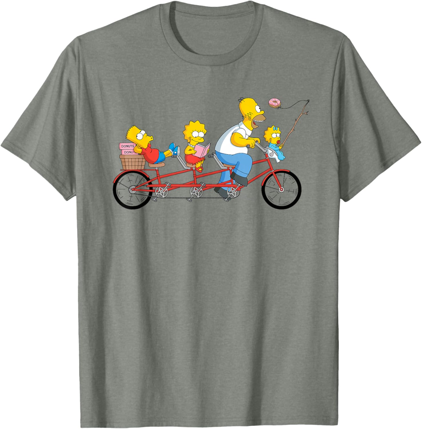The Simpsons Father's Day Homer Kids Bike Ride T-Shirt for Dad - 3