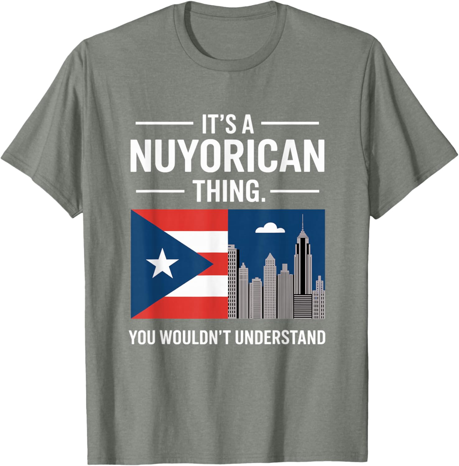 Nuyorican Puerto Rico Boricua New York T-Shirt for Proud Locals - 7