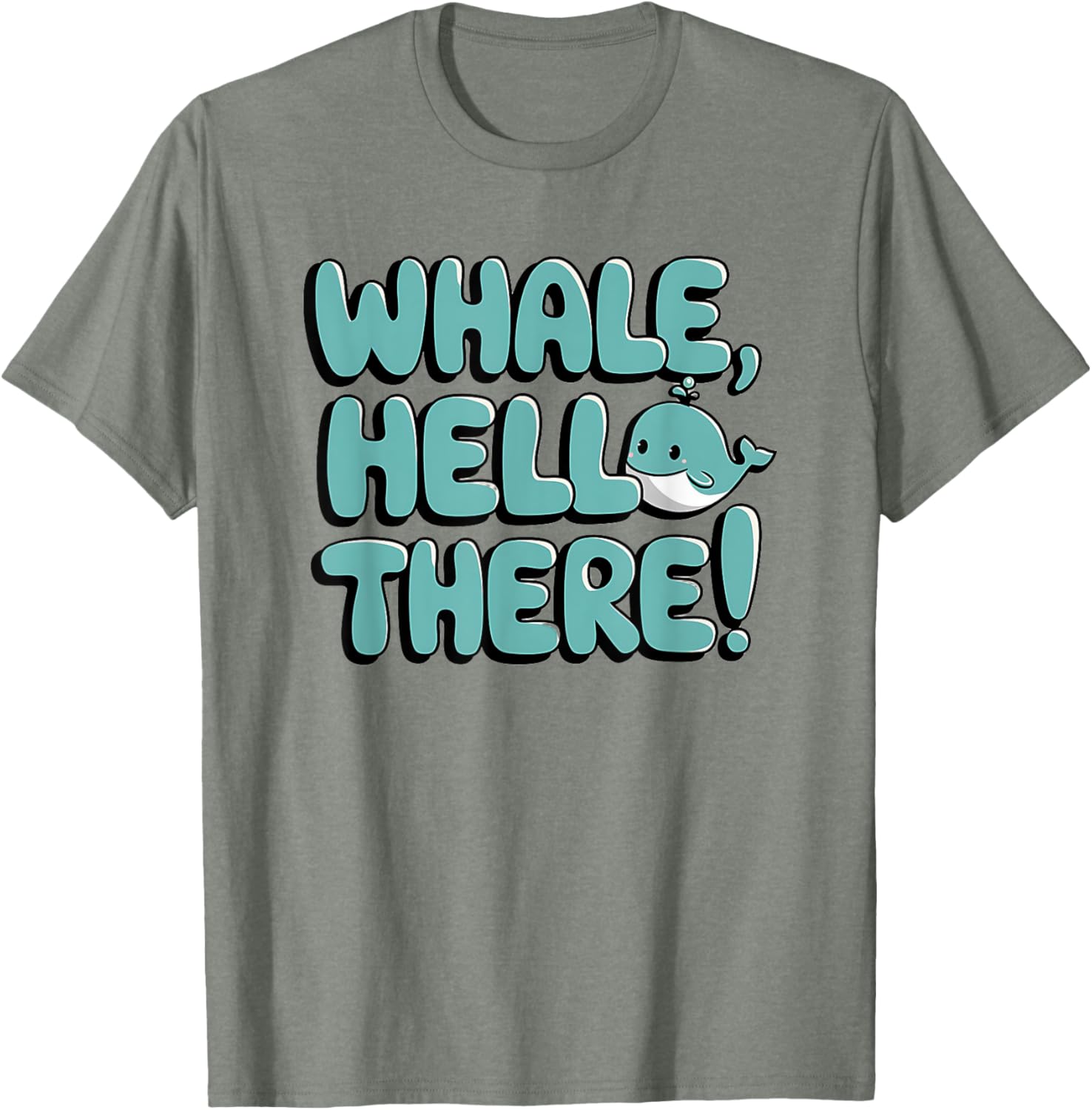 Whale Hello There Cute Ocean Pun T-Shirt for Animal Lovers - 7