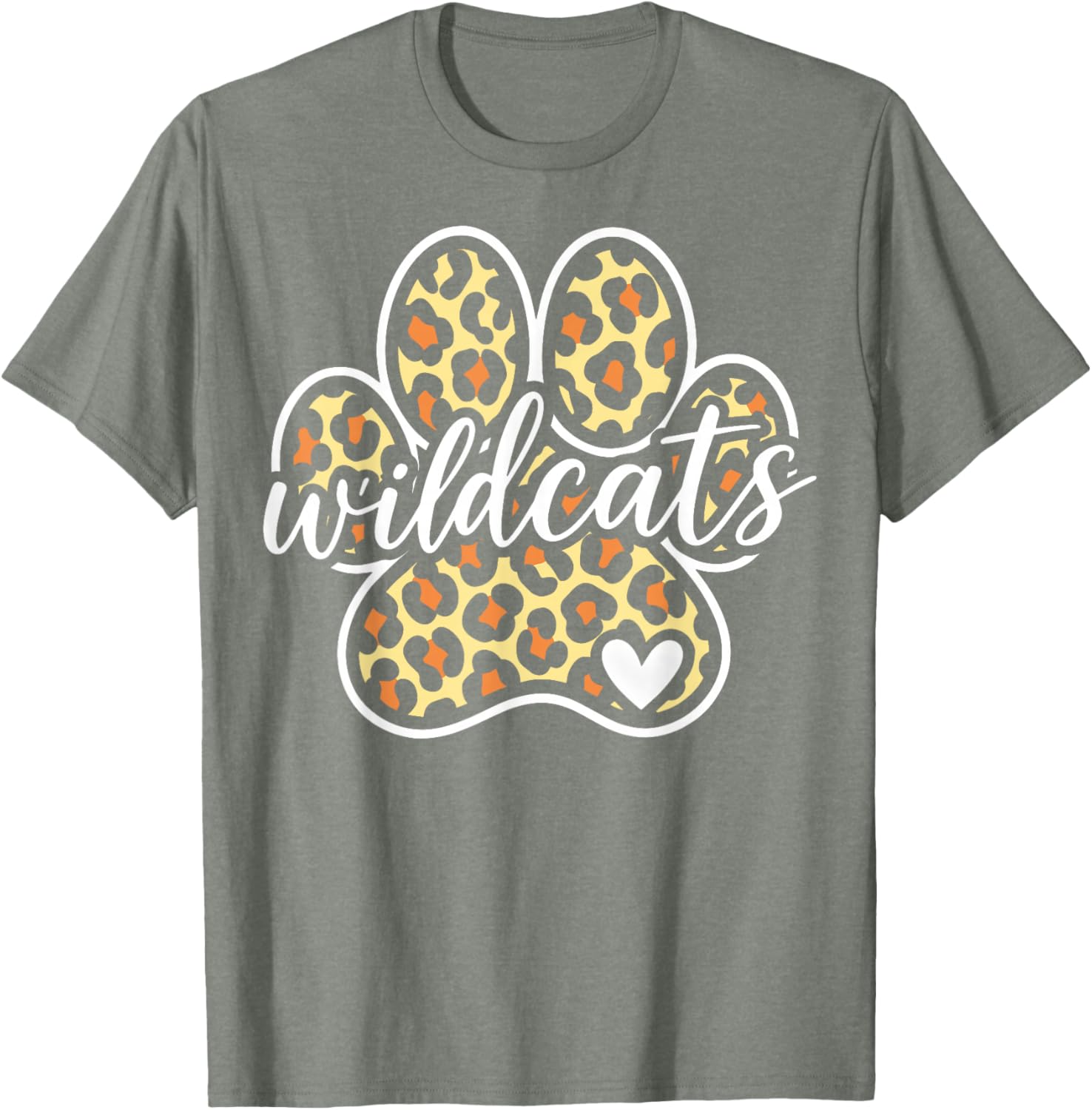 Wildcats Heart Vintage T-Shirt for Men, Women, Kids - Cool Graphic Tee - 13