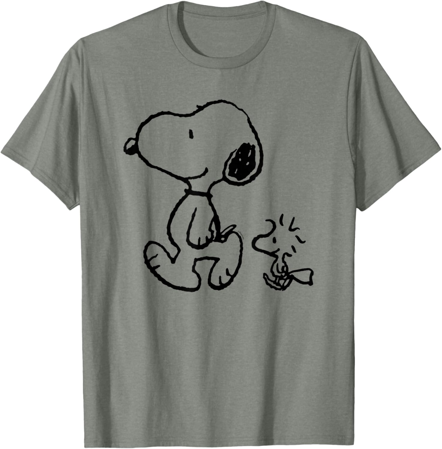 Snoopy Woodstock Walk T-Shirt Fun Peanuts Graphic Tee for Fans - 5