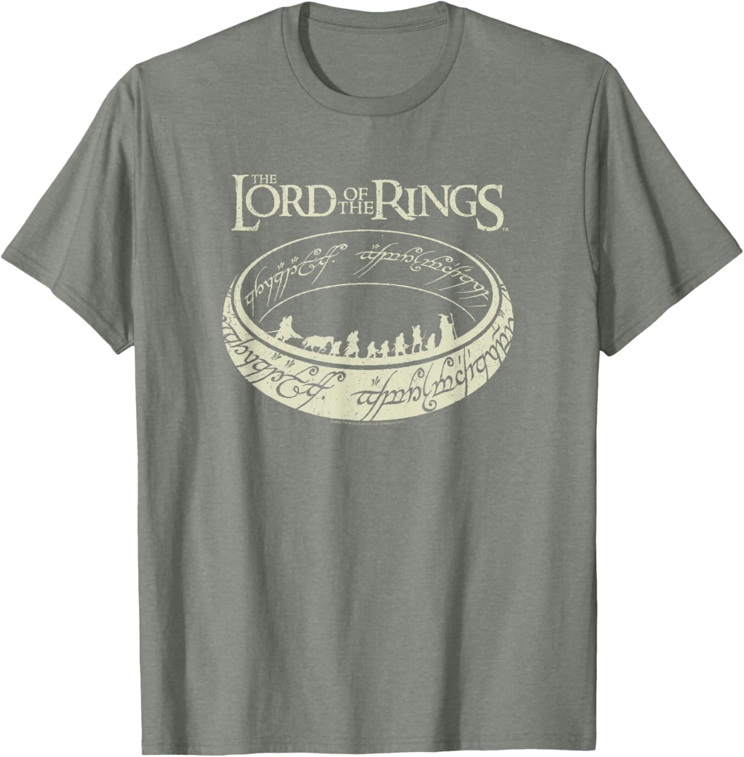 The Lord of the Rings Journey Ring Graphic T-Shirt for Fans - 7