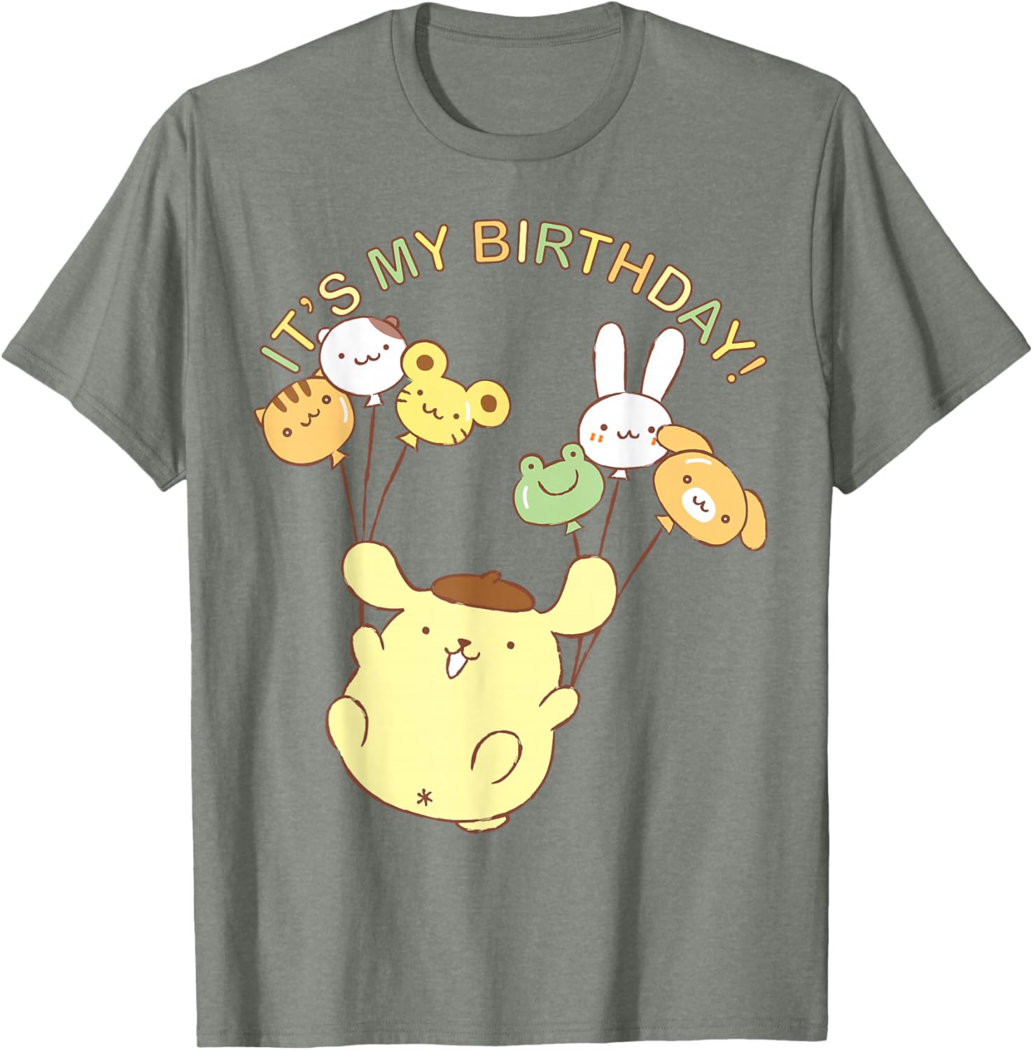 Pompompurin It's My Birthday T-Shirt Cute Design for Celebrations - 16