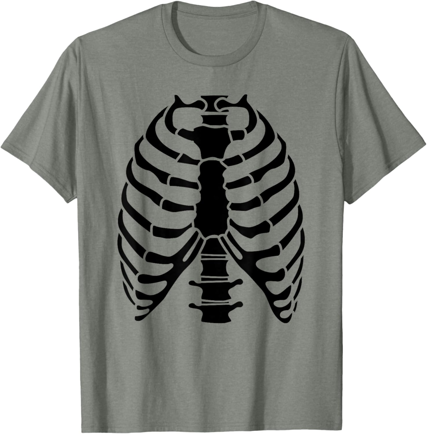 Skeleton Rib Cage Halloween Costume T-Shirt for Fun Celebrations - 23