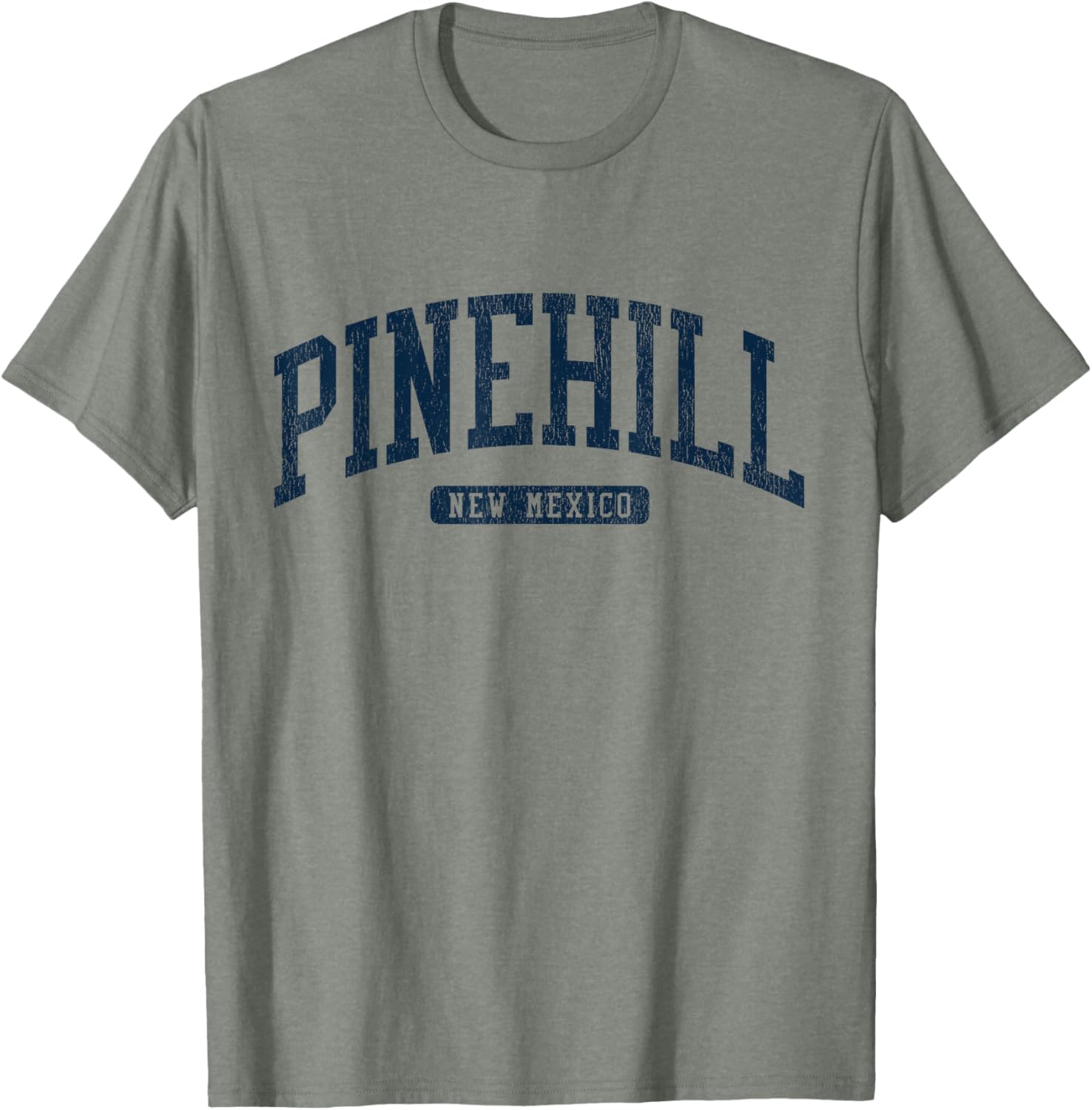 Pinehill New Mexico College Style Blue T-Shirt for Students and Fans - 8