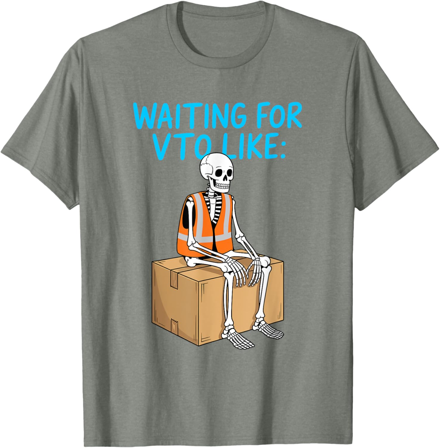 VTO Coworker Associate Skeleton T-Shirt for Fun Office Vibes - 10