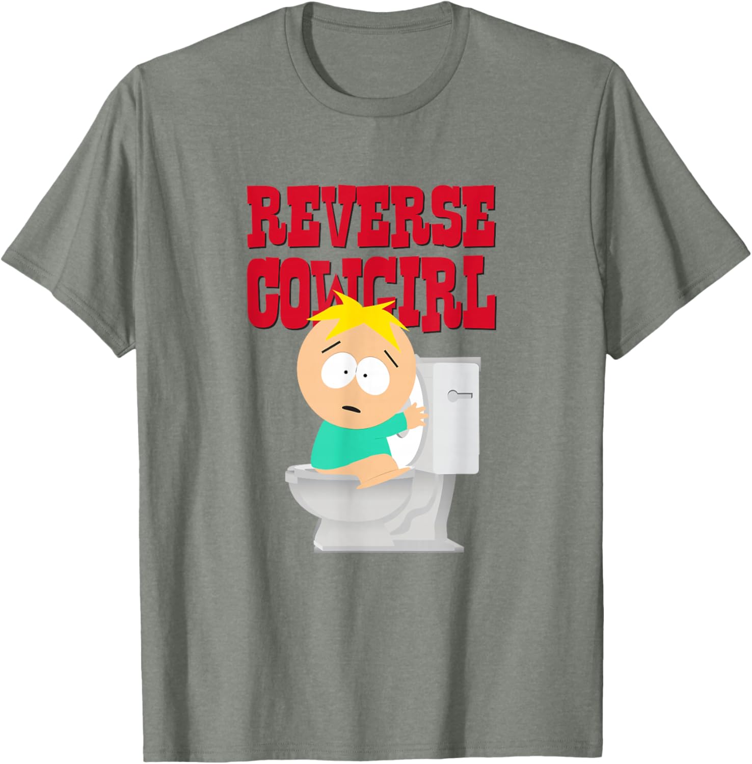 South Park Butters Reverse Cowgirl T-Shirt Fun Graphic Tee for Fans - 8