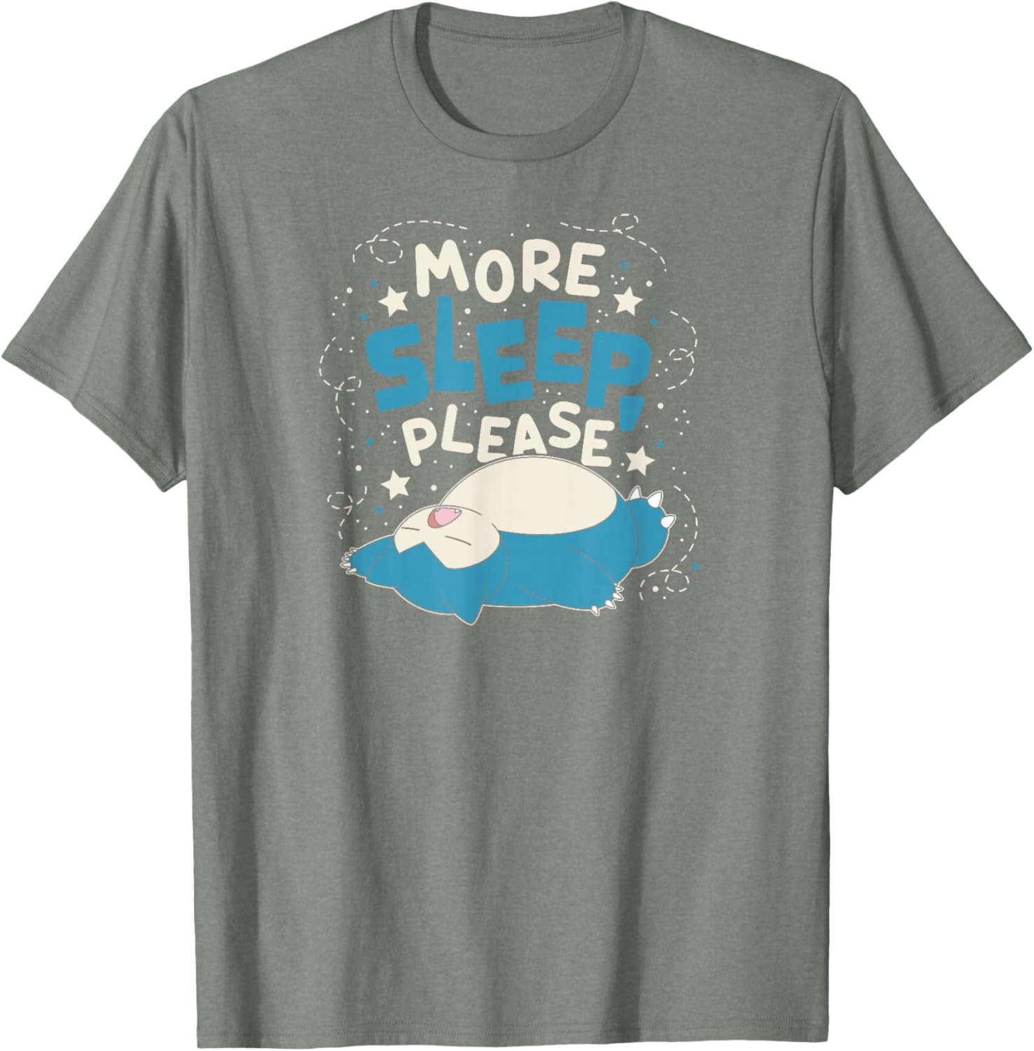 Snorlax More Sleep Please T-Shirt for Pokémon Fans - Comfy and Cute - 6