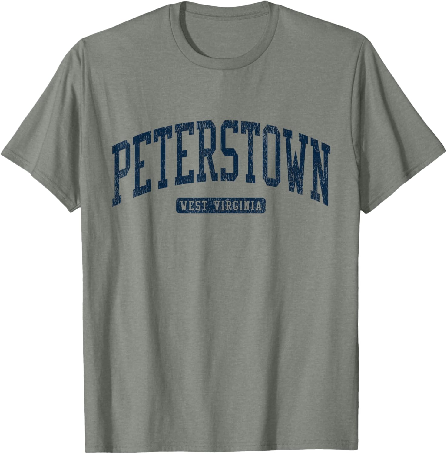 Peterstown WV College University Blue T-Shirt for Students and Alumni - 17