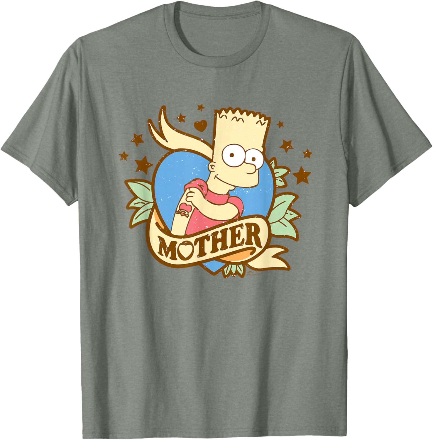 Retro Bart Simpson Mother's Day T-Shirt Gift for Moms and Fans - 9