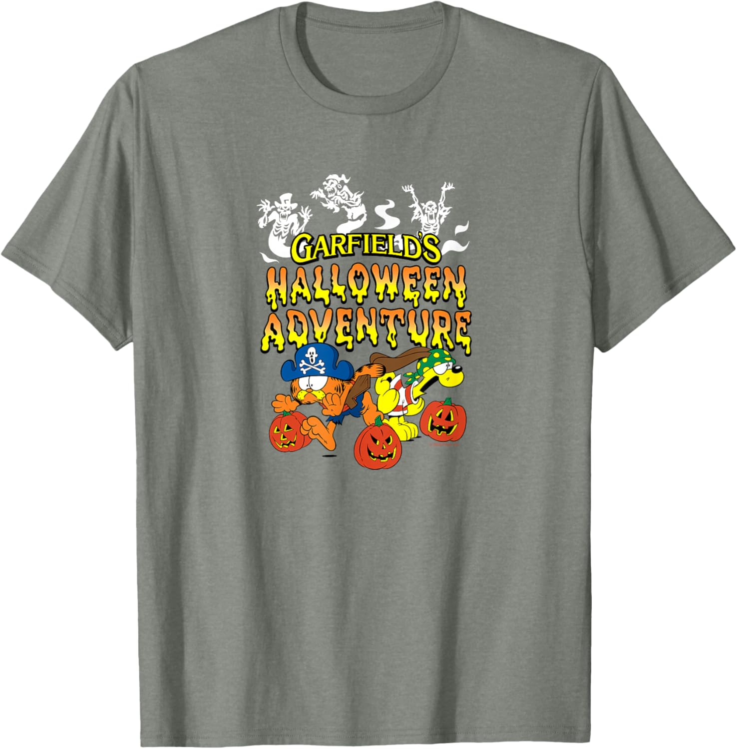 Garfield Halloween Adventure T-Shirt for Fun and Festive Style - 4