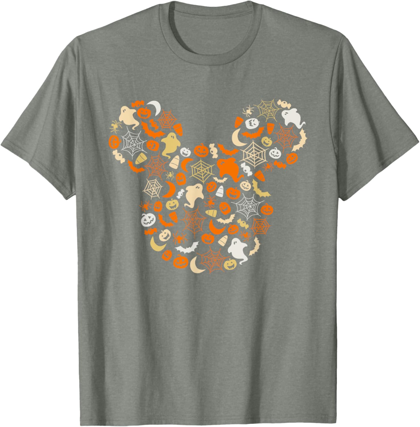 Disney Mickey Mouse Halloween T-Shirt with Ghosts Pumpkins and Spiders - 2