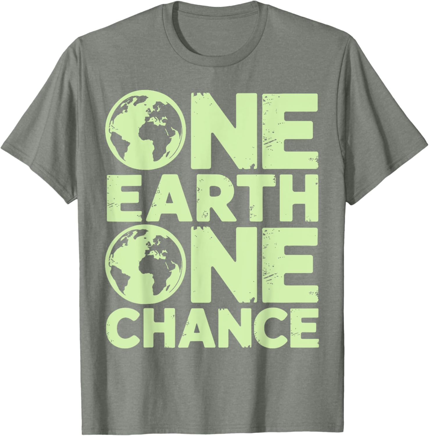 One Earth One Chance Save Earth Day T-Shirt for Eco-Friendly Fun - 12
