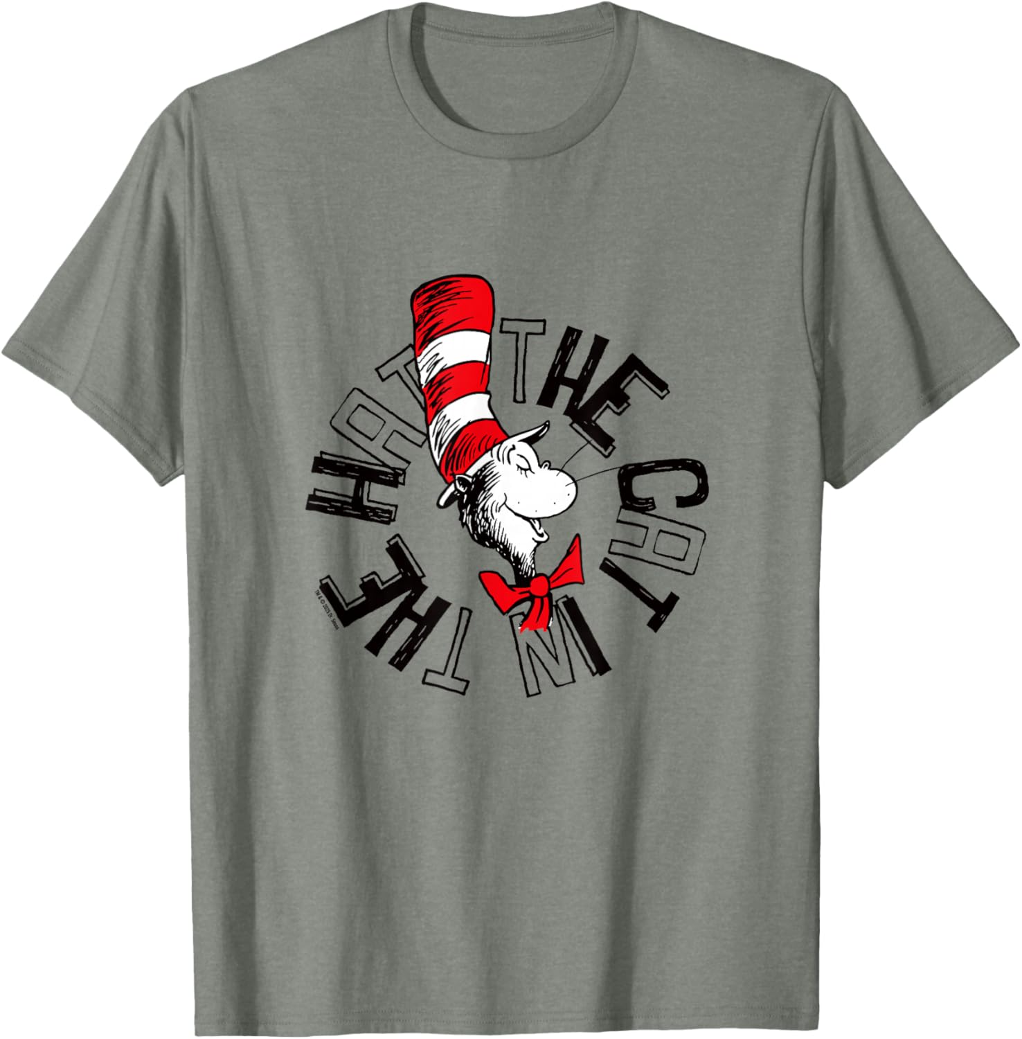 Official Cat in the Hat Circle Logo T-Shirt for Fun and Style - 4
