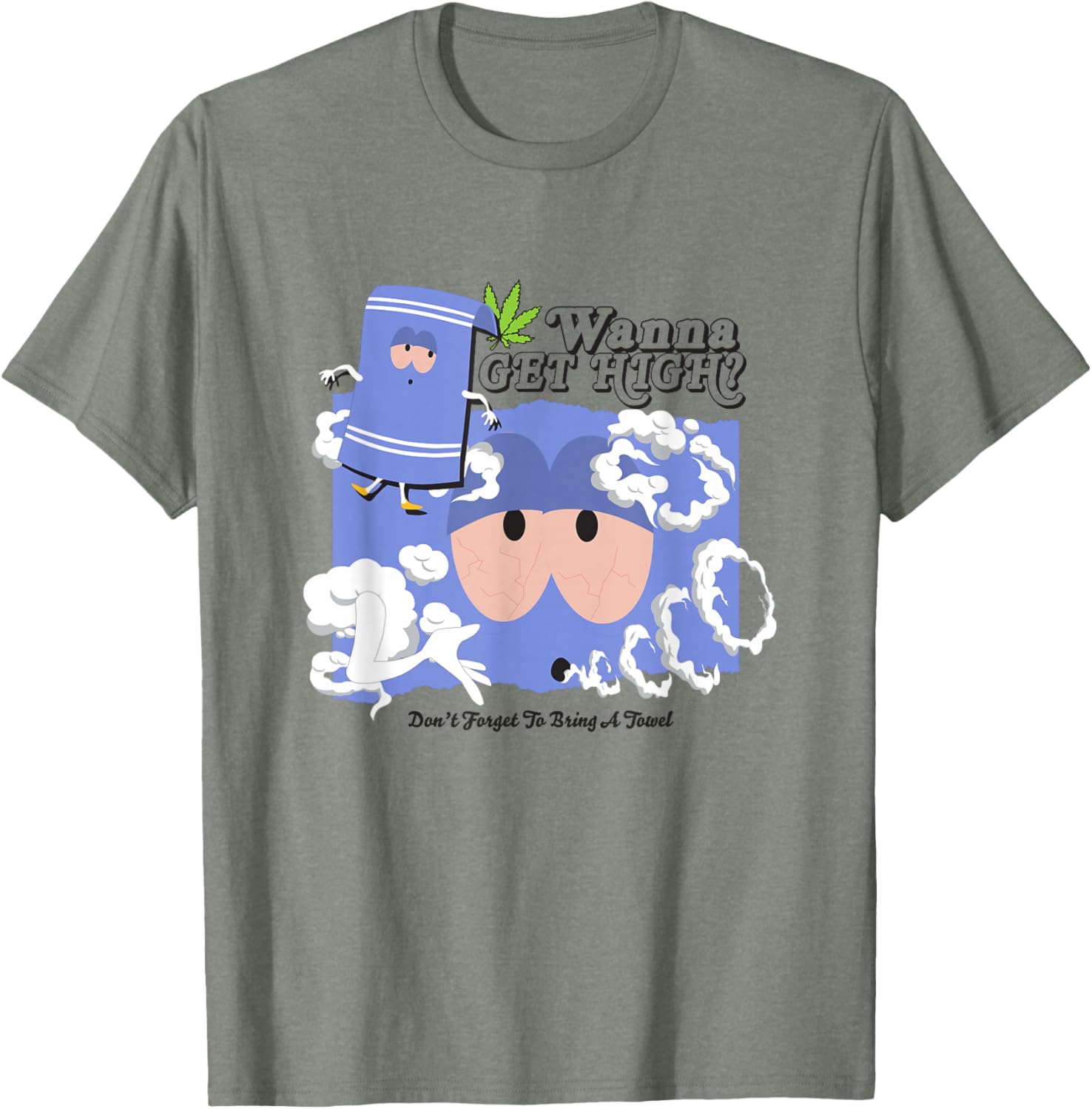 South Park Don't Forget to Bring a Towel High Towlie T-Shirt for Fans - 2