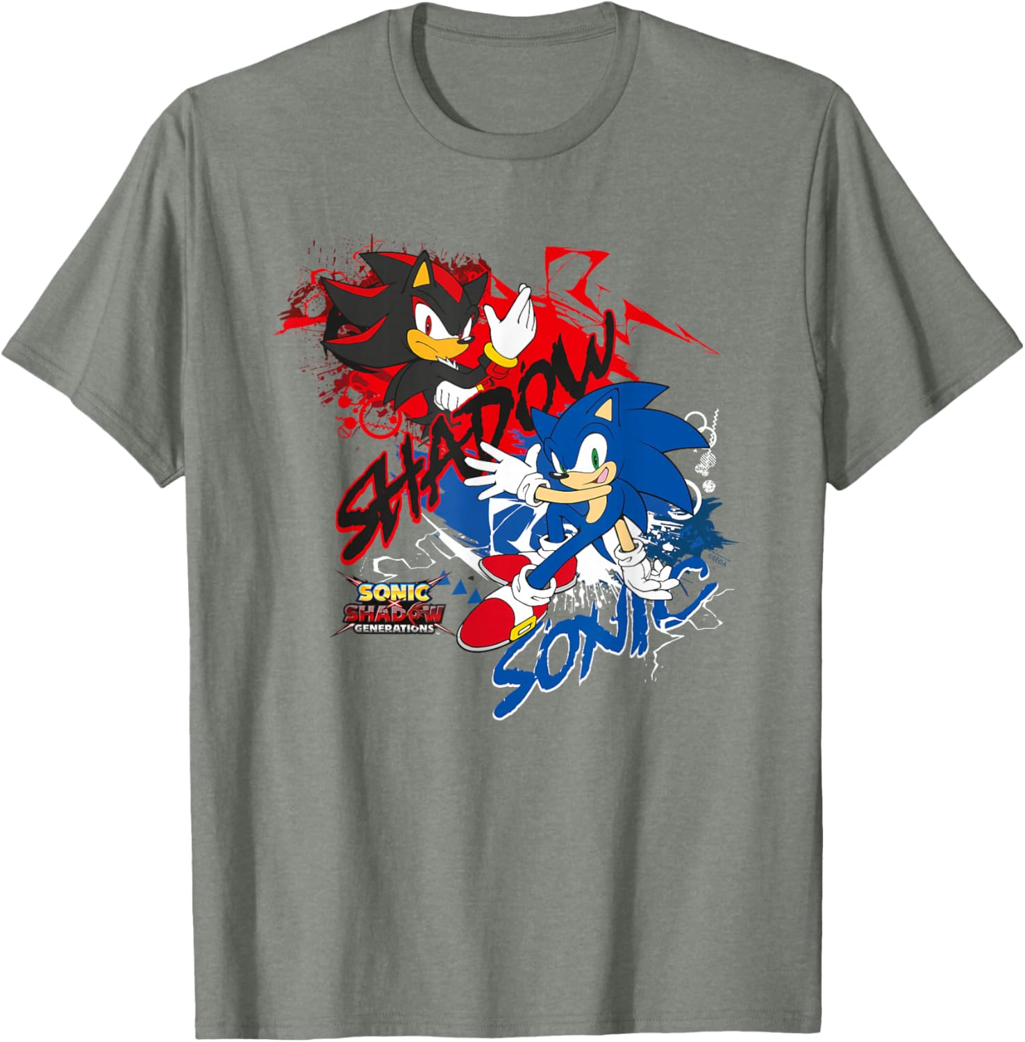 Sonic X Shadow Generations T-Shirt for Fans of Sonic the Hedgehog - 6