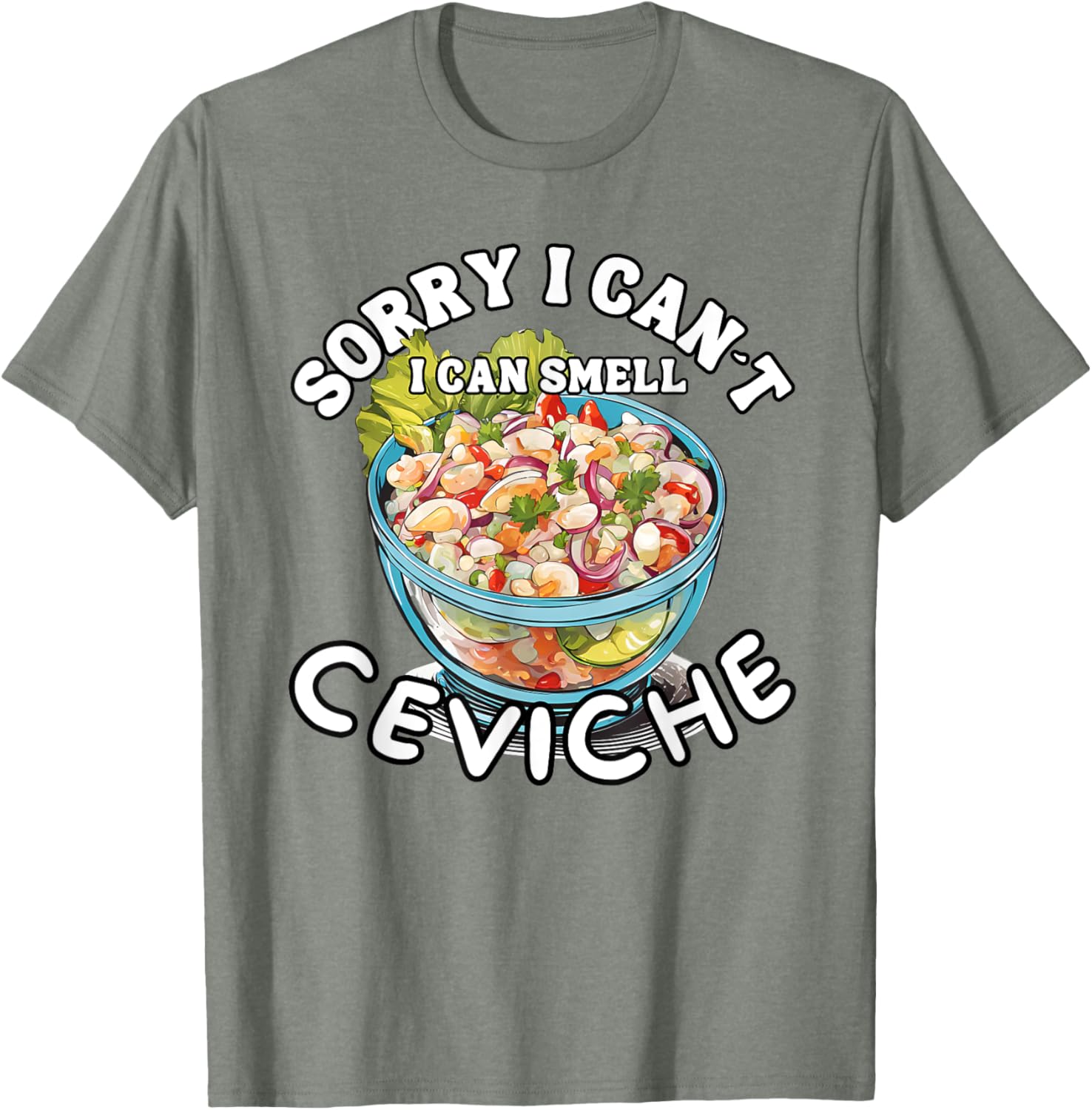 Trendy Peruvian Ceviche Lover T-Shirt for Seafood Fans and Foodies - 5