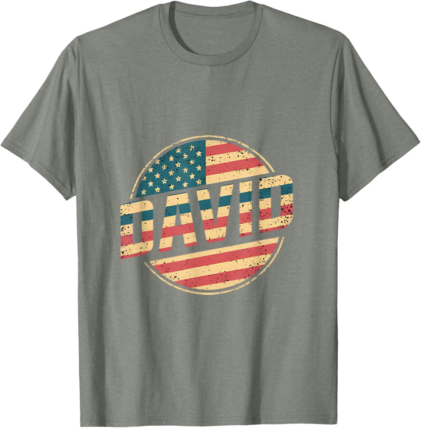 Personalized DAVID USA Flag T-Shirt for Proud Patriots and Fans - 9