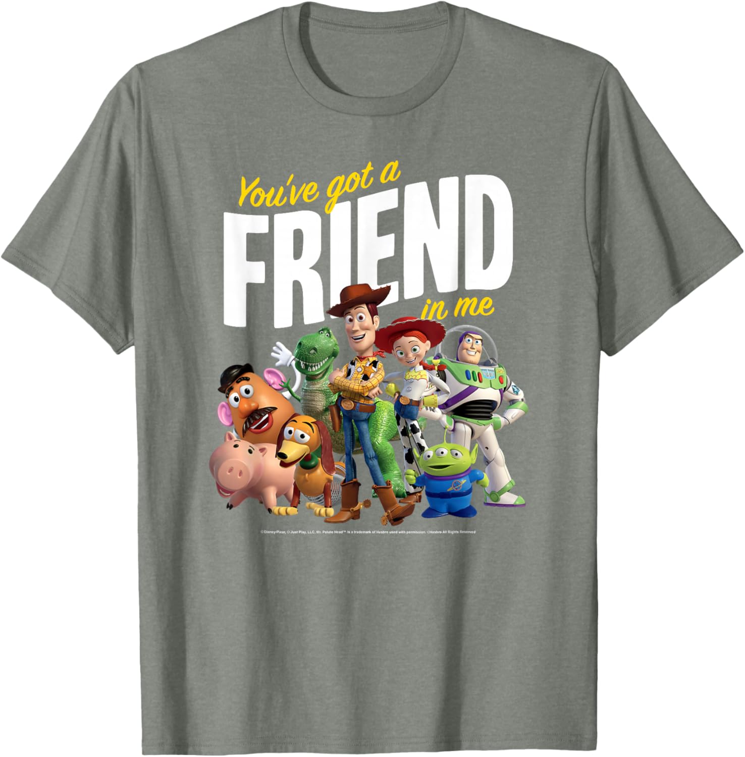 Toy Story You've Got a Friend In Me T-Shirt for Kids and Adults - 7
