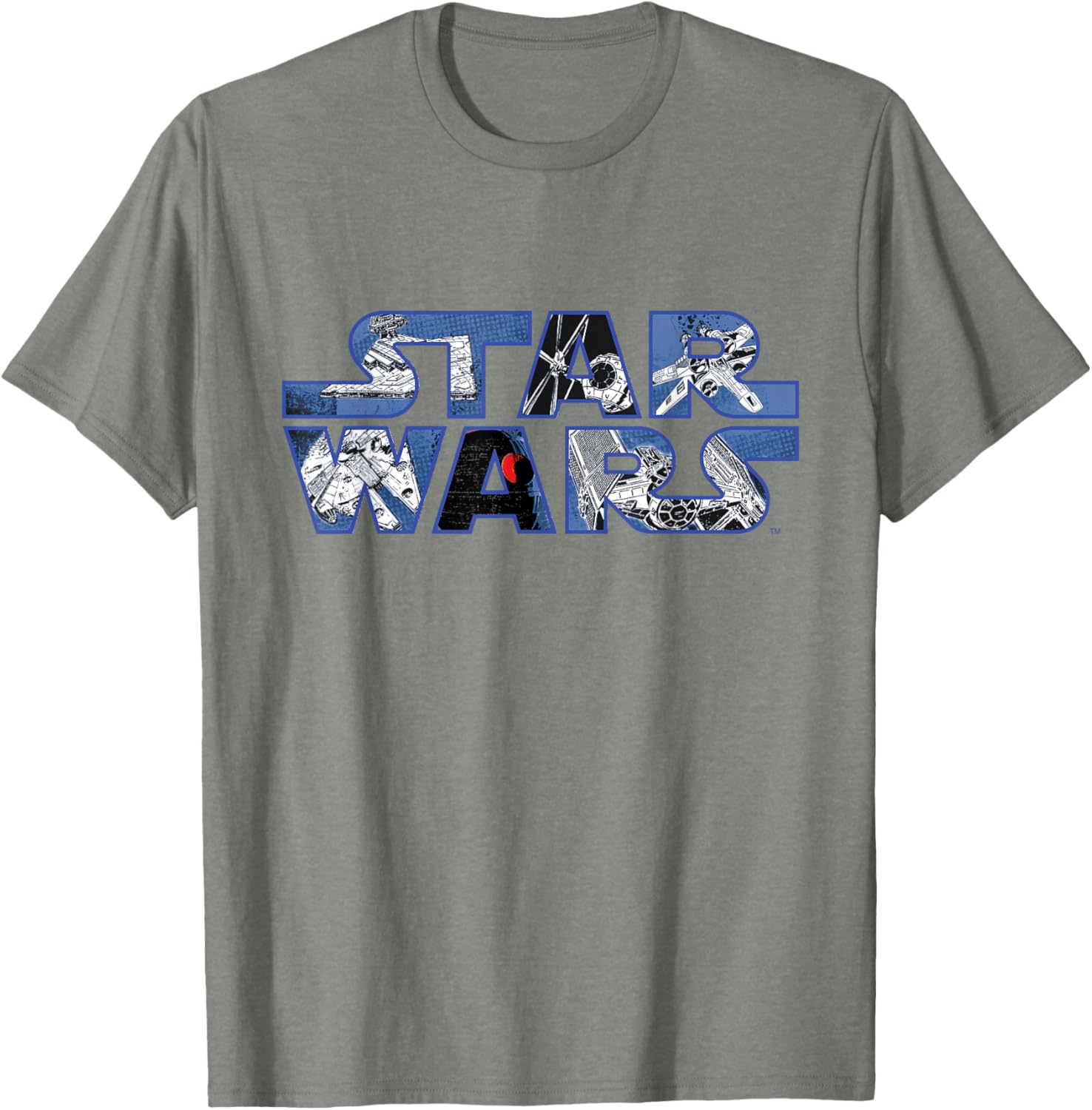 Star Wars Millennium Falcon and Death Star T-Shirt for Fans and Collectors - 11