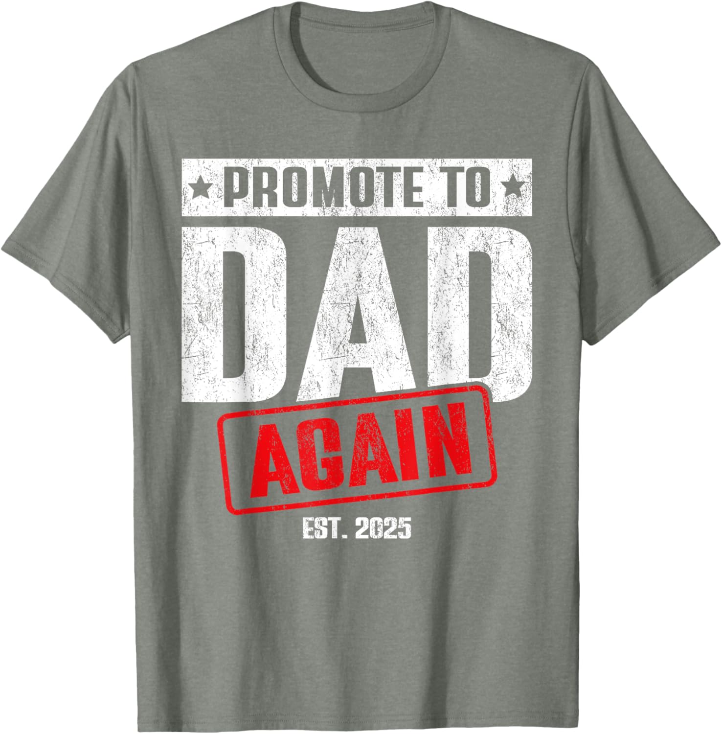 Vintage Retro Dad 2025 T-Shirt for Men - Perfect Gift for New Dads - 12