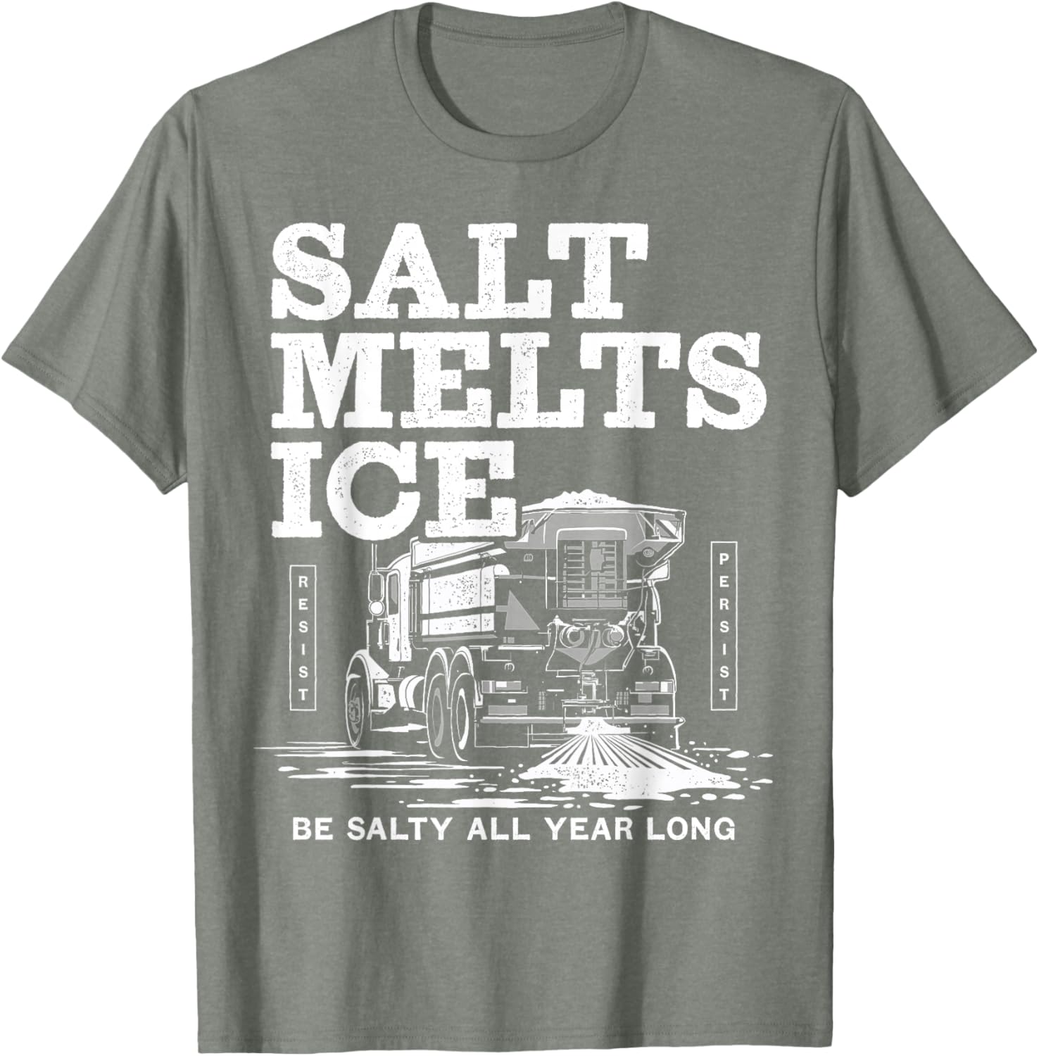 Salt Truck Resist Protest Graphic T-Shirt for Bold Statement Style - 11