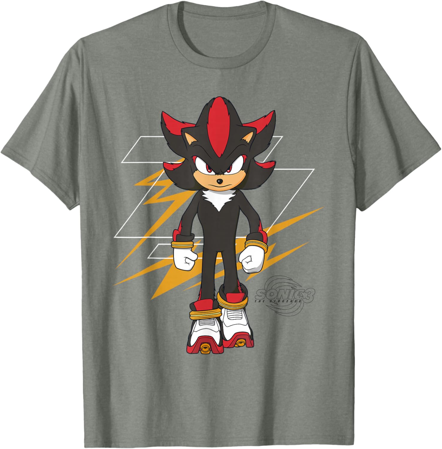 Sonic the Hedgehog 3 Shadow Stand Alone T-Shirt for Fans and Gamers - 3